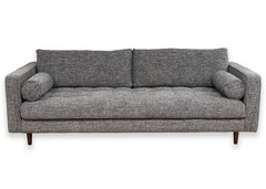 Article Furniture Sven Contemporary Modern Tufted Grey Florence Knoll Style Sofa