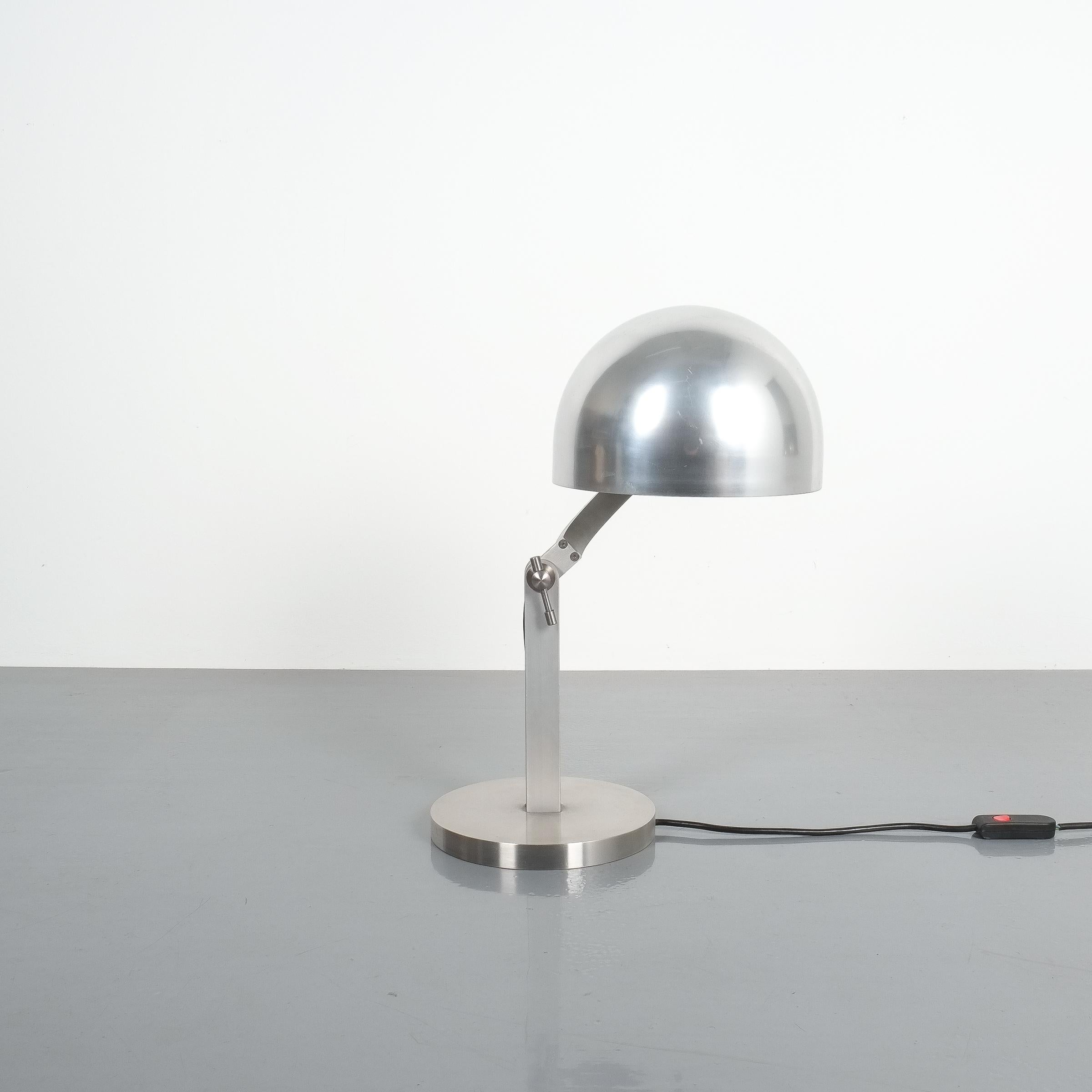 Mid-20th Century Articulate Aluminum Desk Lamp by Schliephacke for Mewa, circa 1955