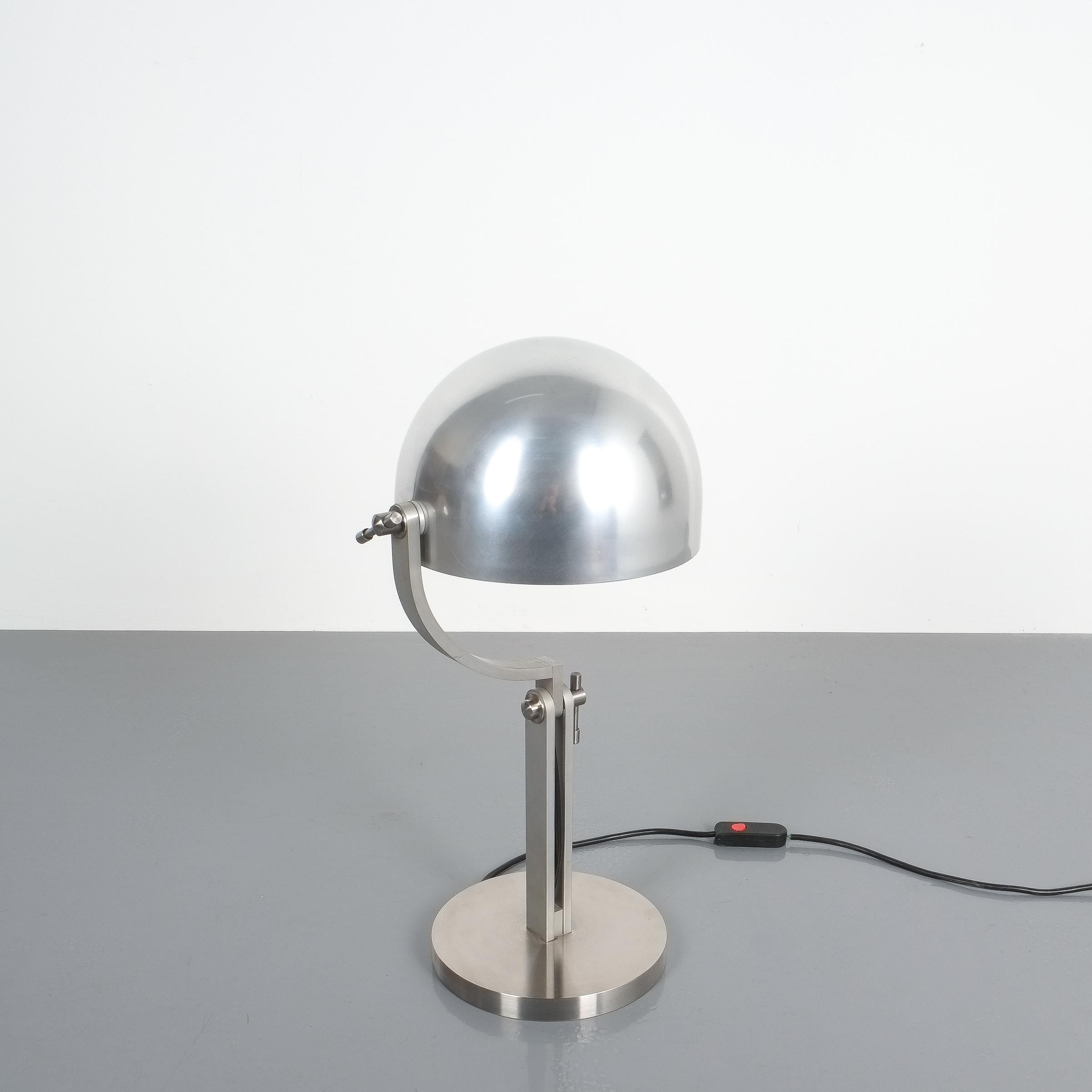 Articulate Aluminum Desk Lamp by Schliephacke for Mewa, circa 1955 2