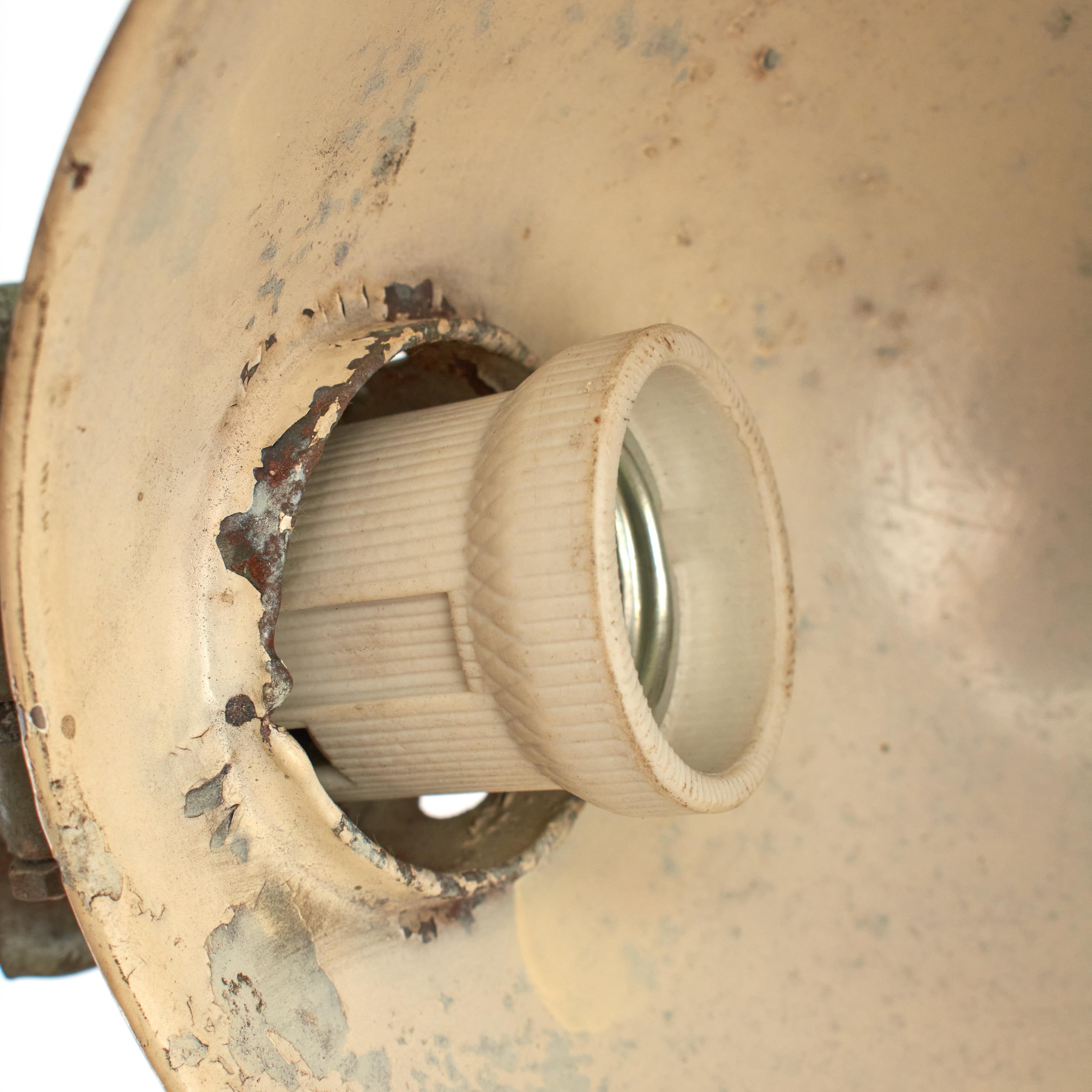 Forgé Lampadaire Jielde industriel français ancien articulé à 6 bras en vente