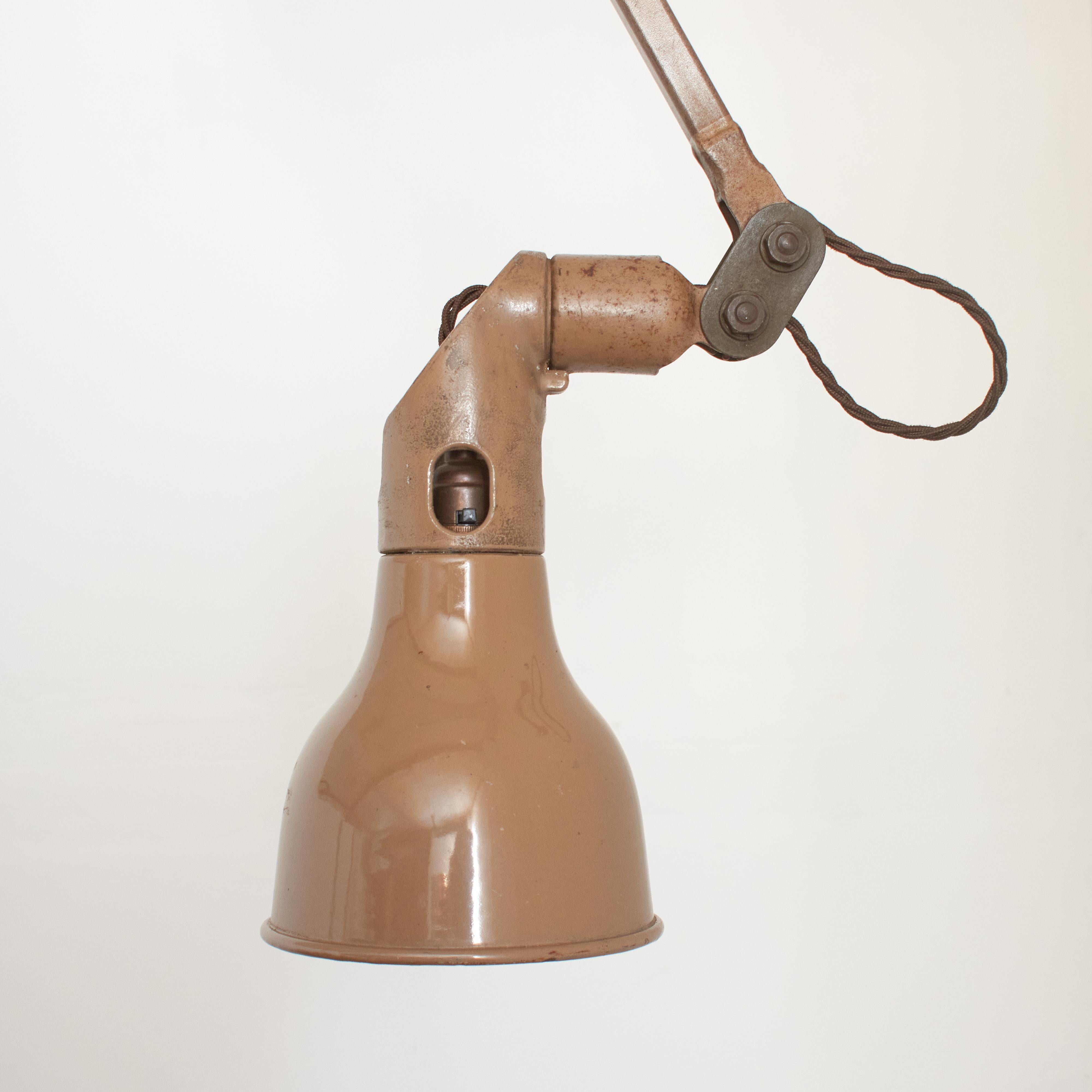 Antike Vintage Industrial Mek Elek Küche Wandlampe Licht im Angebot 5