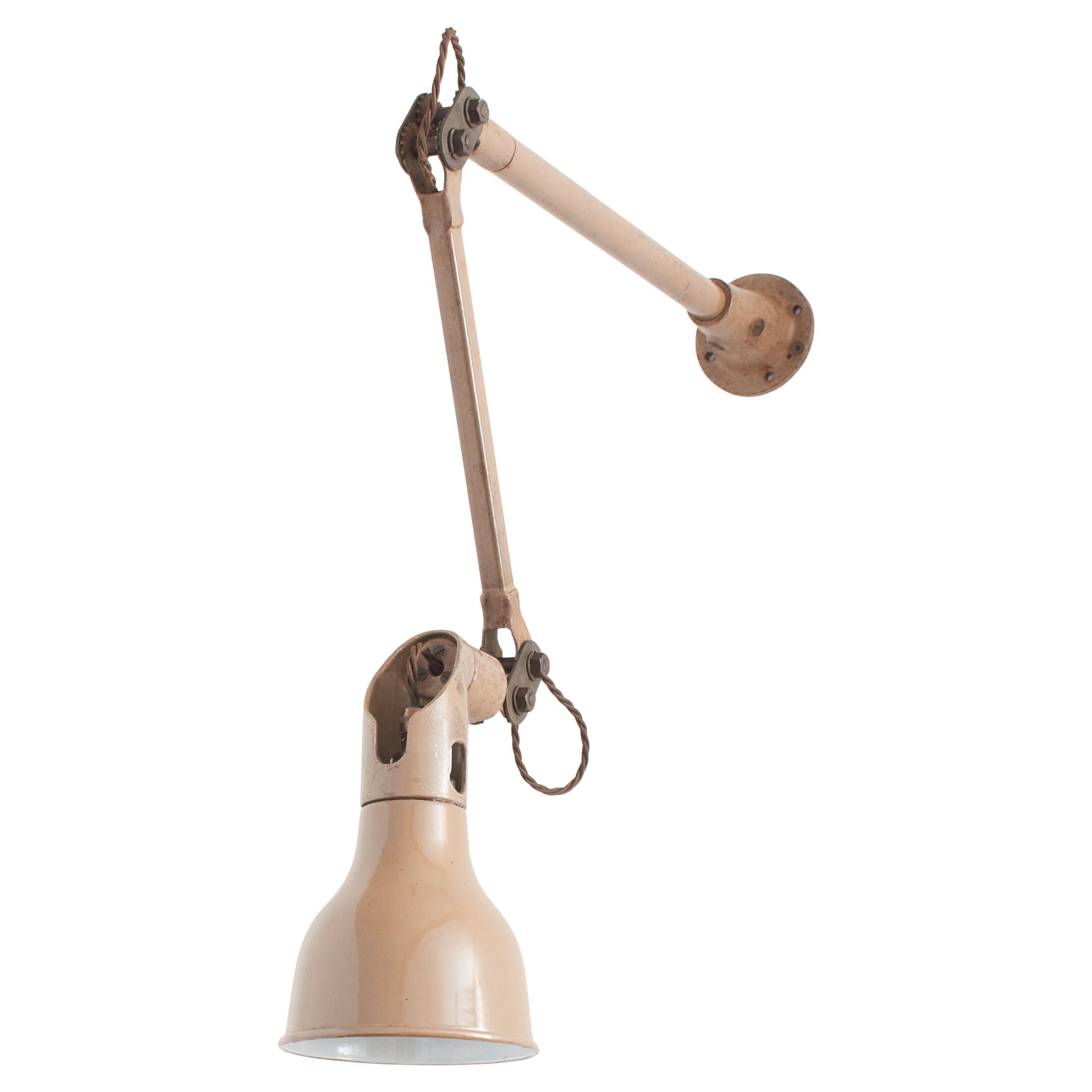 Lampe murale de cuisine vintage vintage industriel Mek Elek articulé