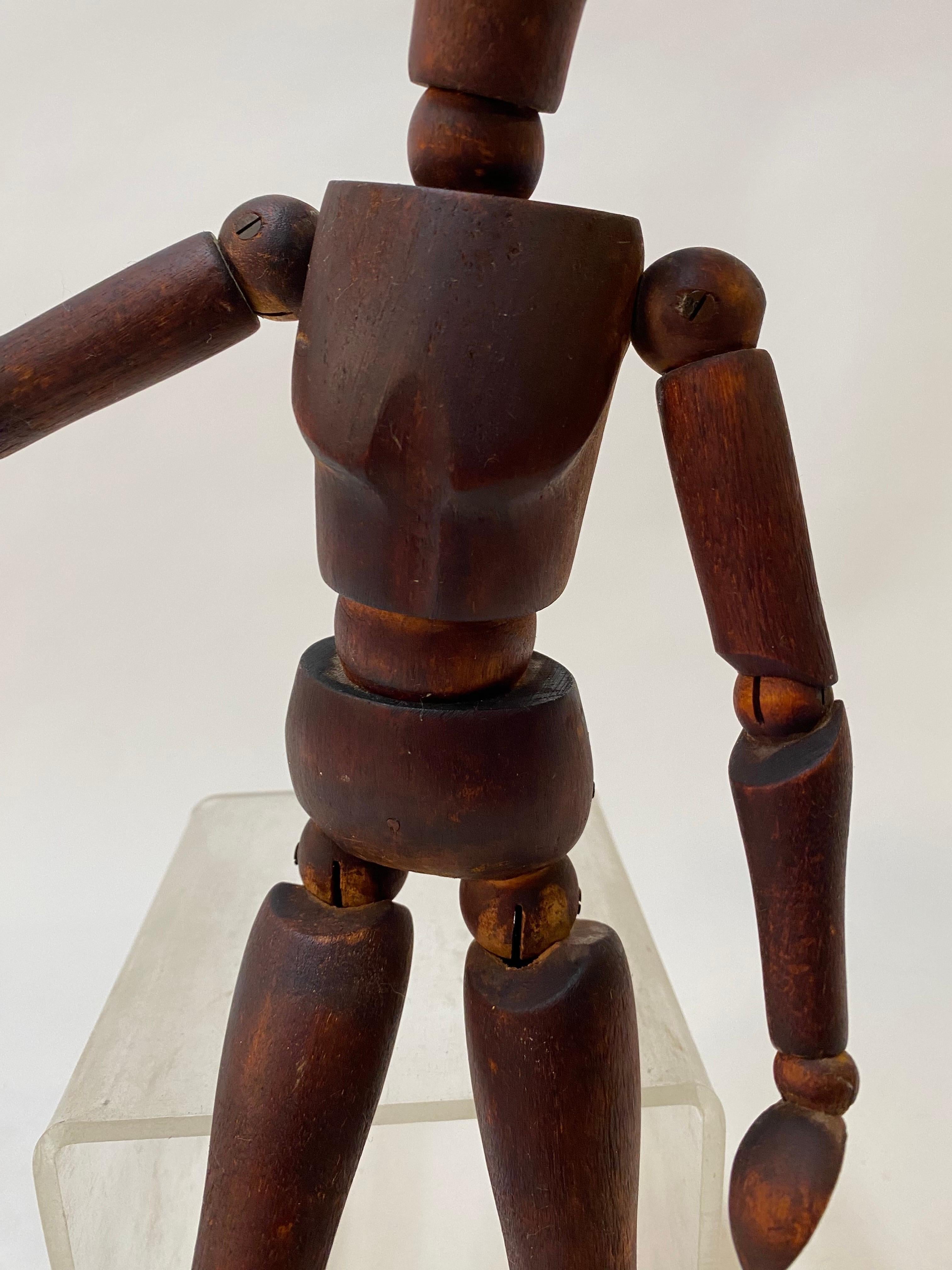Articulated Artist’s Wood Mannequin For Sale 6