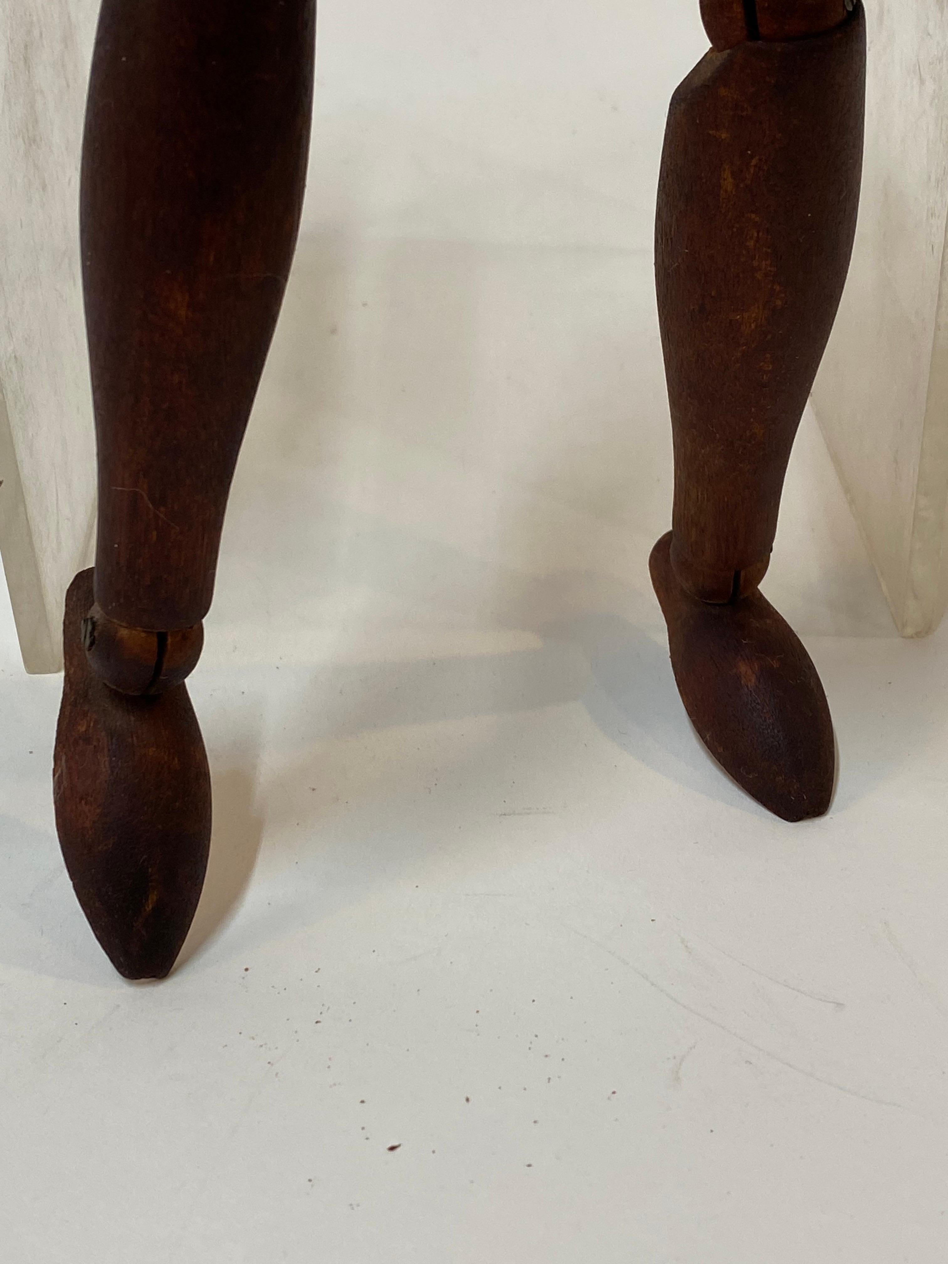 Articulated Artist’s Wood Mannequin For Sale 11