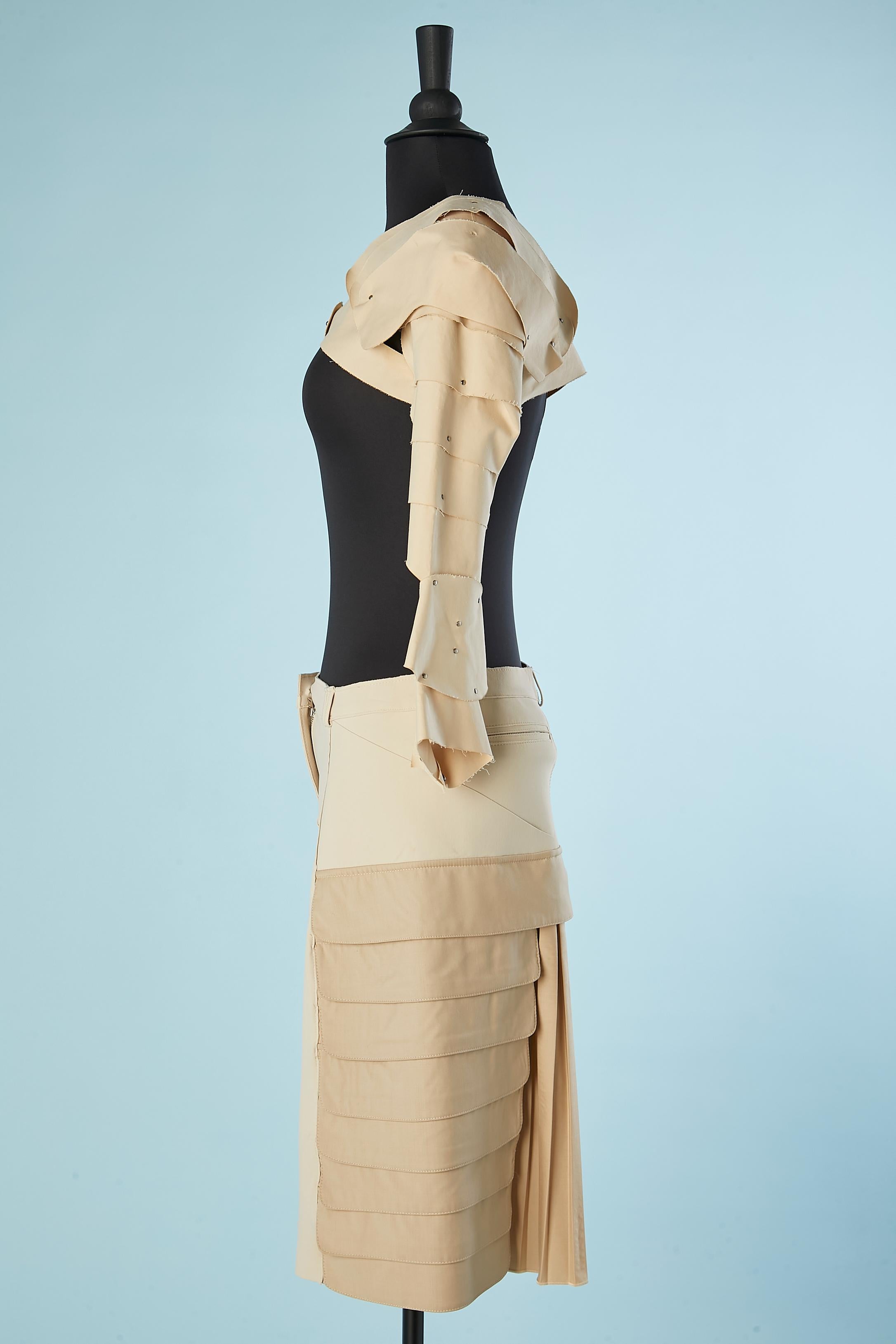 Articulated boléro and skirt with flap pockets Paramount by Gloria Coelho  In Good Condition For Sale In Saint-Ouen-Sur-Seine, FR