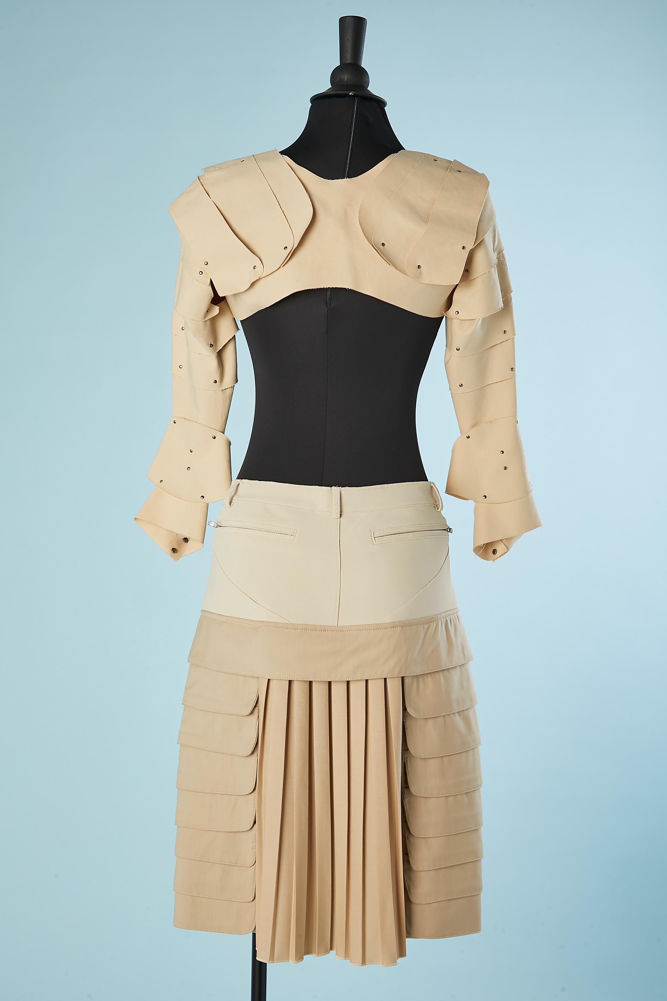 Women's Articulated boléro and skirt with flap pockets Paramount by Gloria Coelho  For Sale