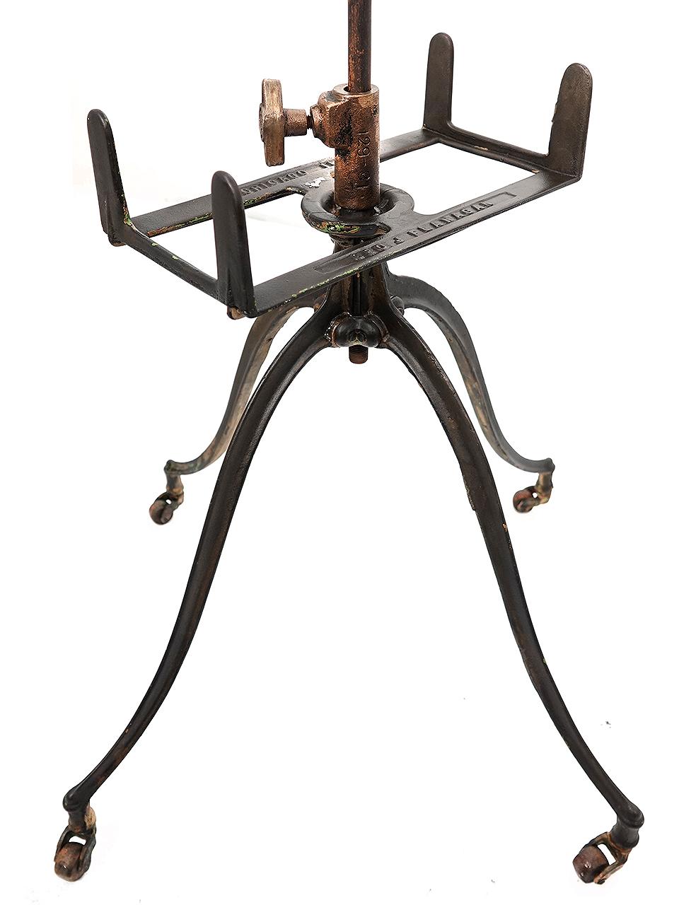 American Articulated Book Rack Floor Lamp