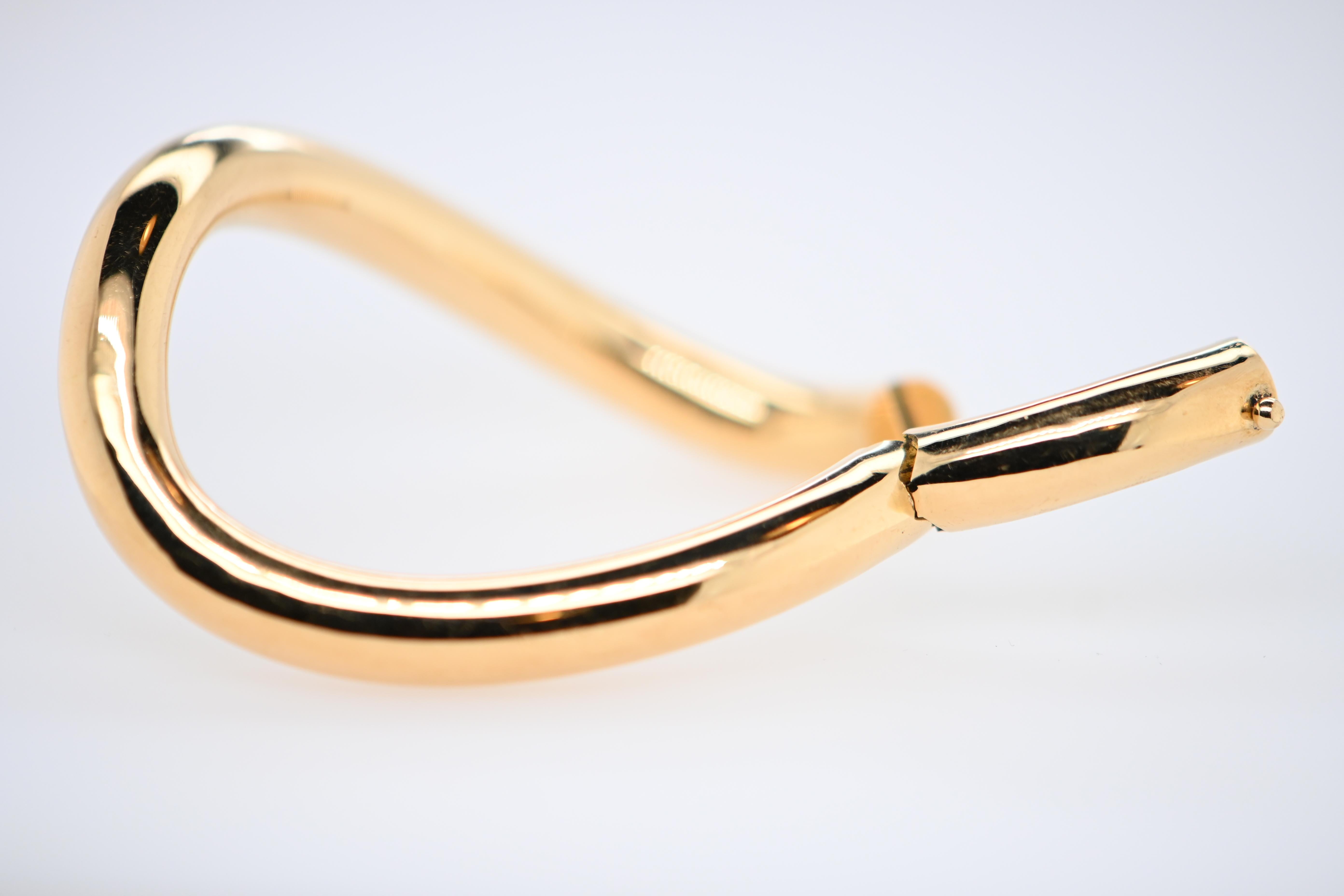 Women's Articulated Bracelet Ebony Wood Yellow Gold 18 Karat