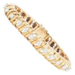 Articulated Bracelet with Diamonds