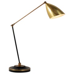 Articulated Brass Desk Lamp