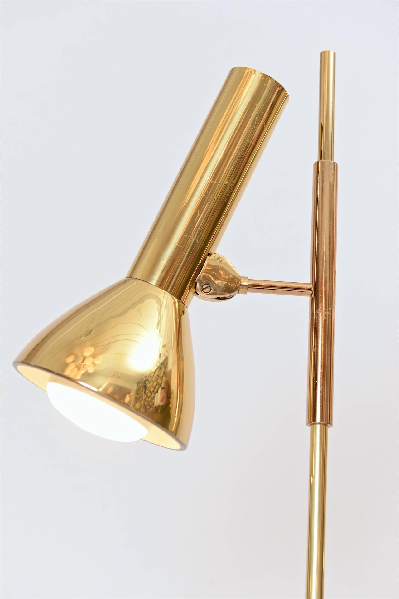 Articulated Brass Floor Lamp 1