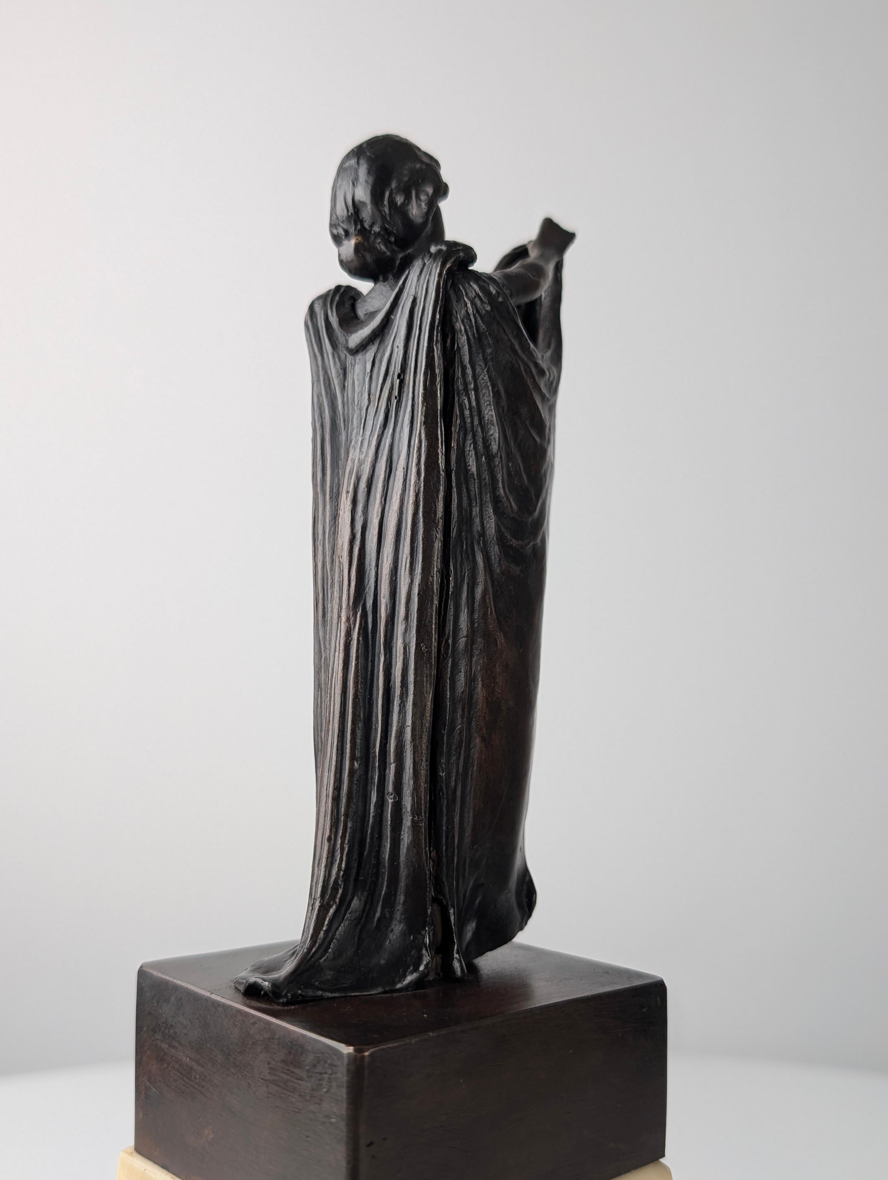 Escultura articulada de mujer en bronce de Carl Kauba, 1900 en venta 1