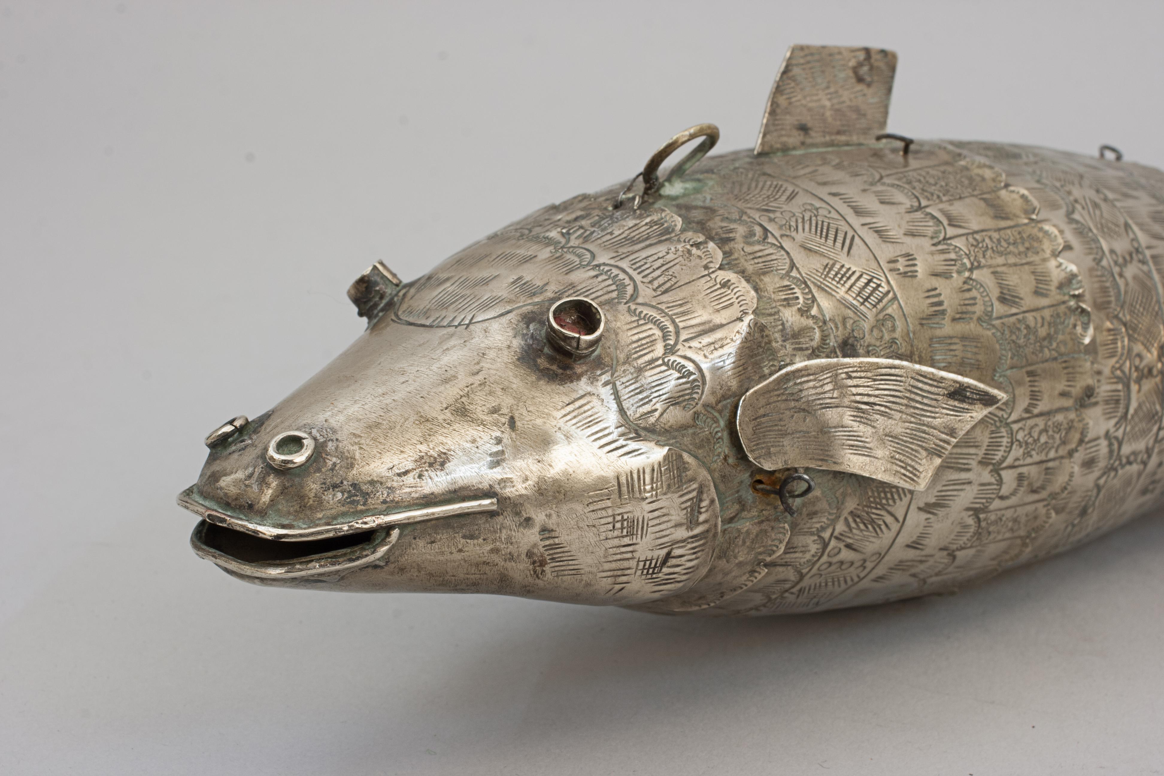 20th Century Articulated Burmese Fish Box