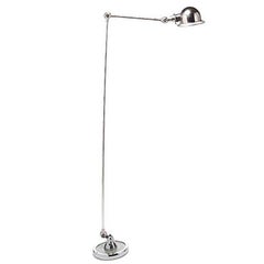 Vintage Articulated Chrome Floor Lamp Jean-Louis Domecq Jielde