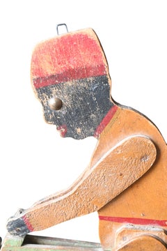 Articulated Cyclist Toy – Belgian Folk Art, Early 20th Century