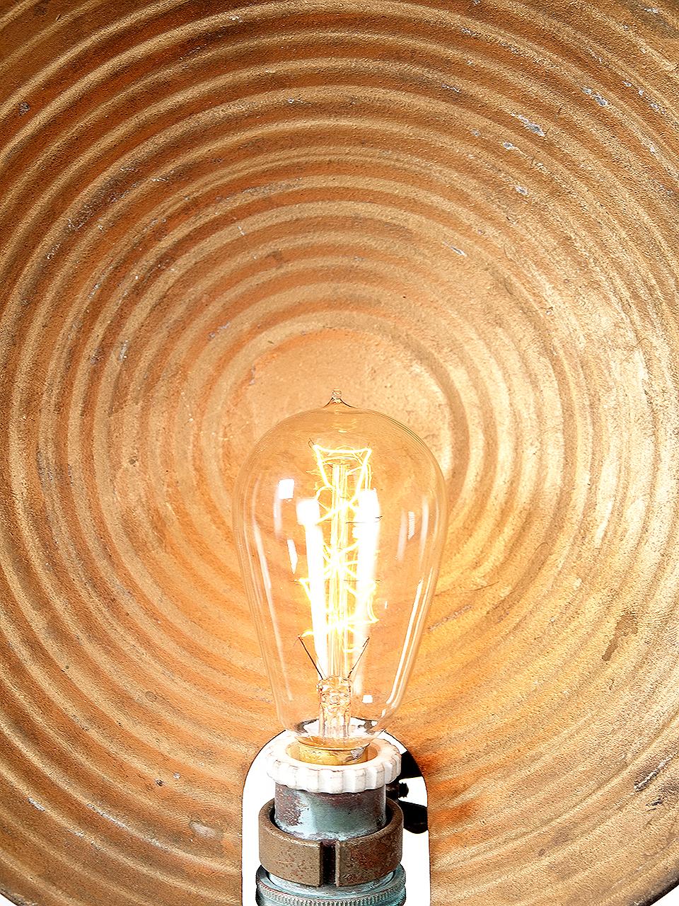 20th Century Articulated Dish Floor Lamp