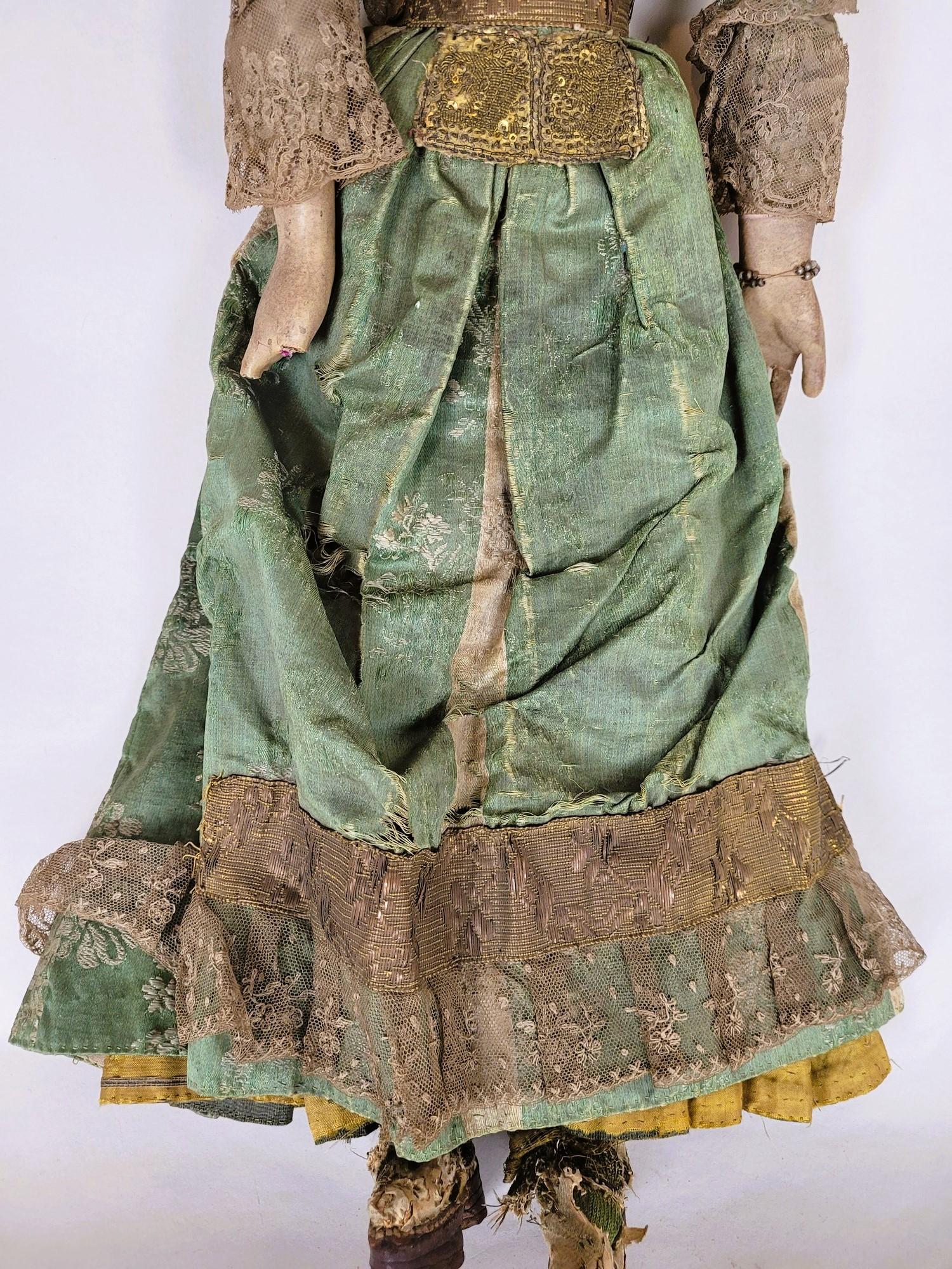 Fabric Articulated Doll, 18th Century For Sale