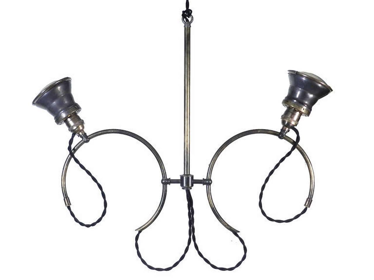 Industrial Articulated Double Hoop Pendant