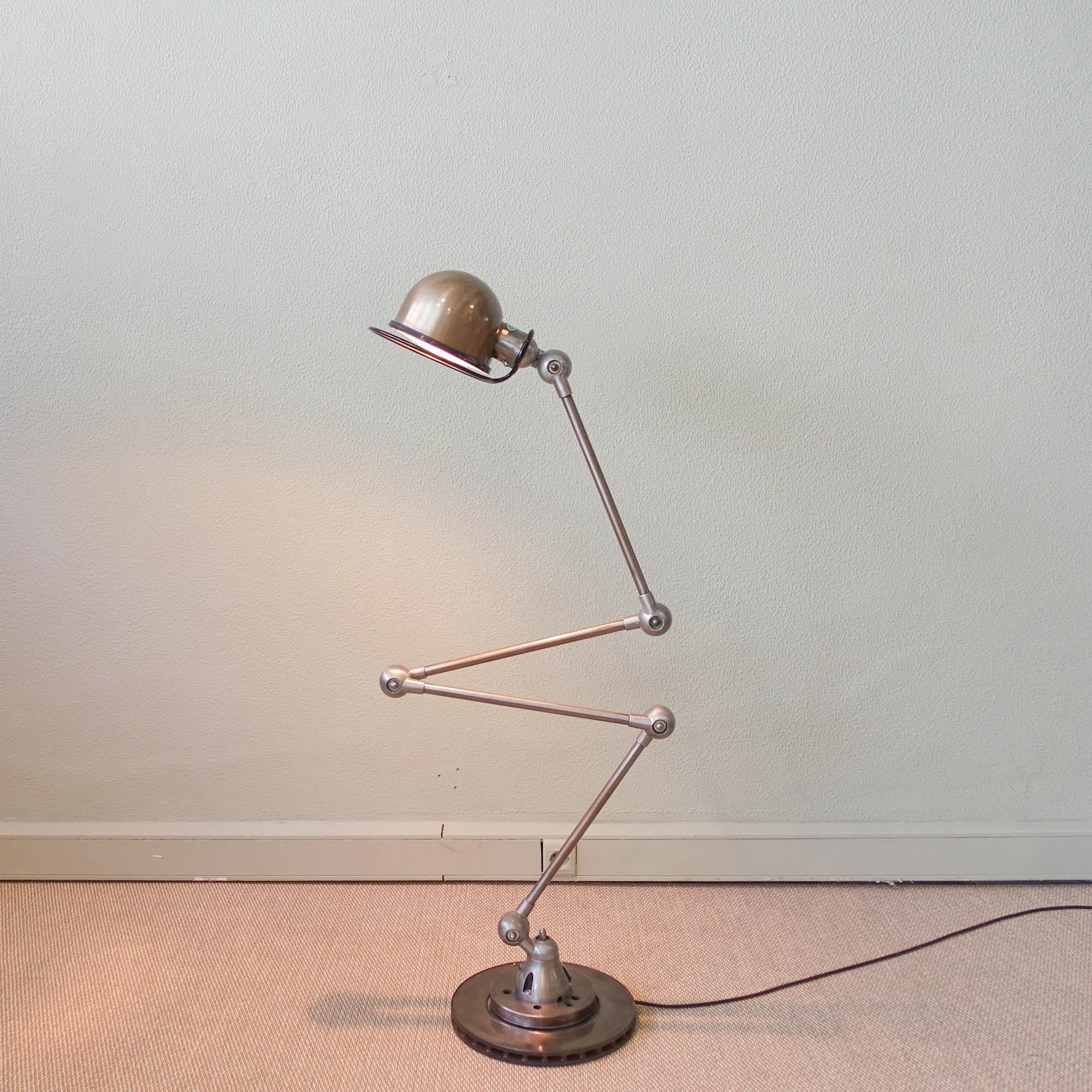 Articulated Floor Lamp by Jean-Louis Domecq for Jieldé, 1950s In Good Condition In Lisboa, PT