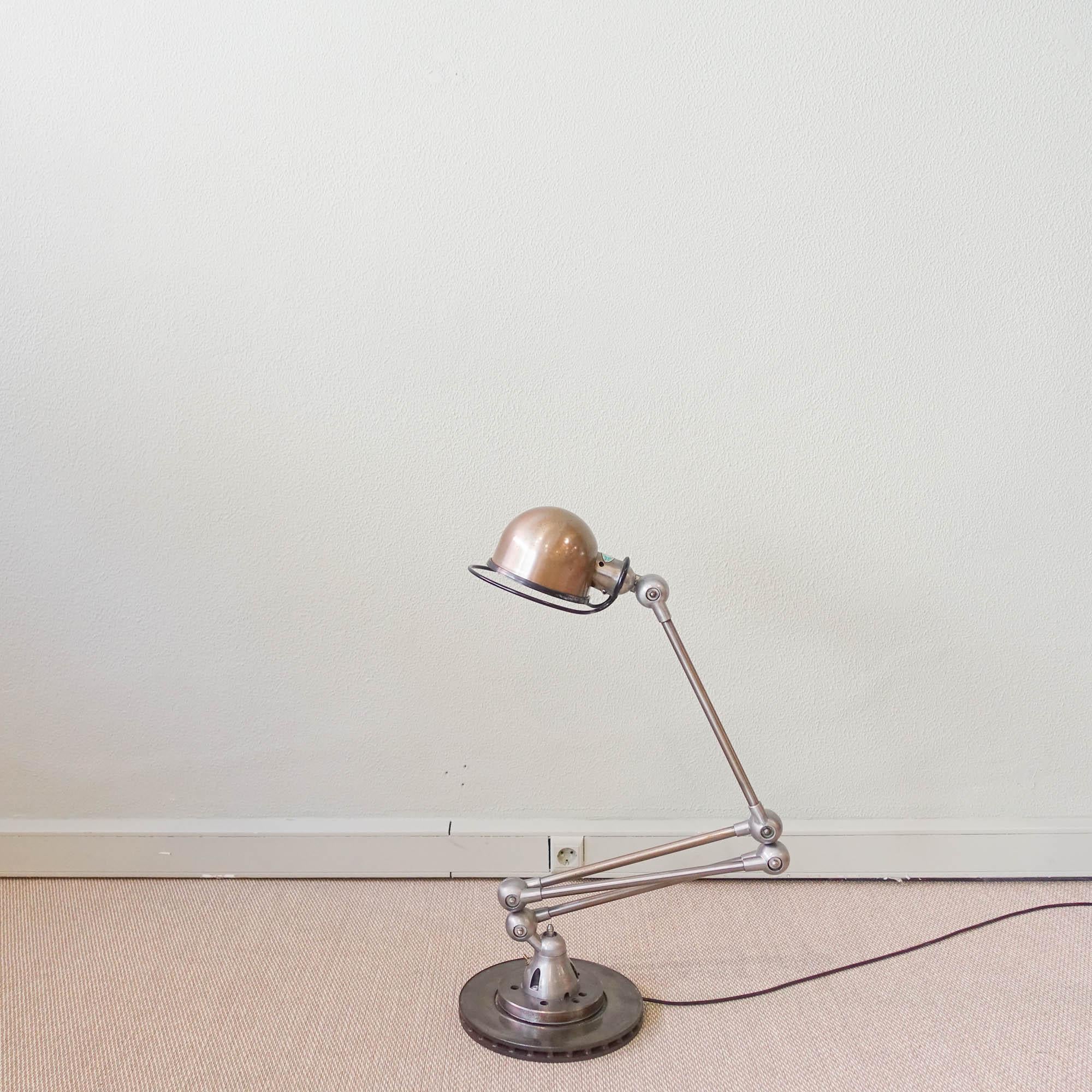 Mid-20th Century Articulated Floor Lamp by Jean-Louis Domecq for Jieldé, 1950s