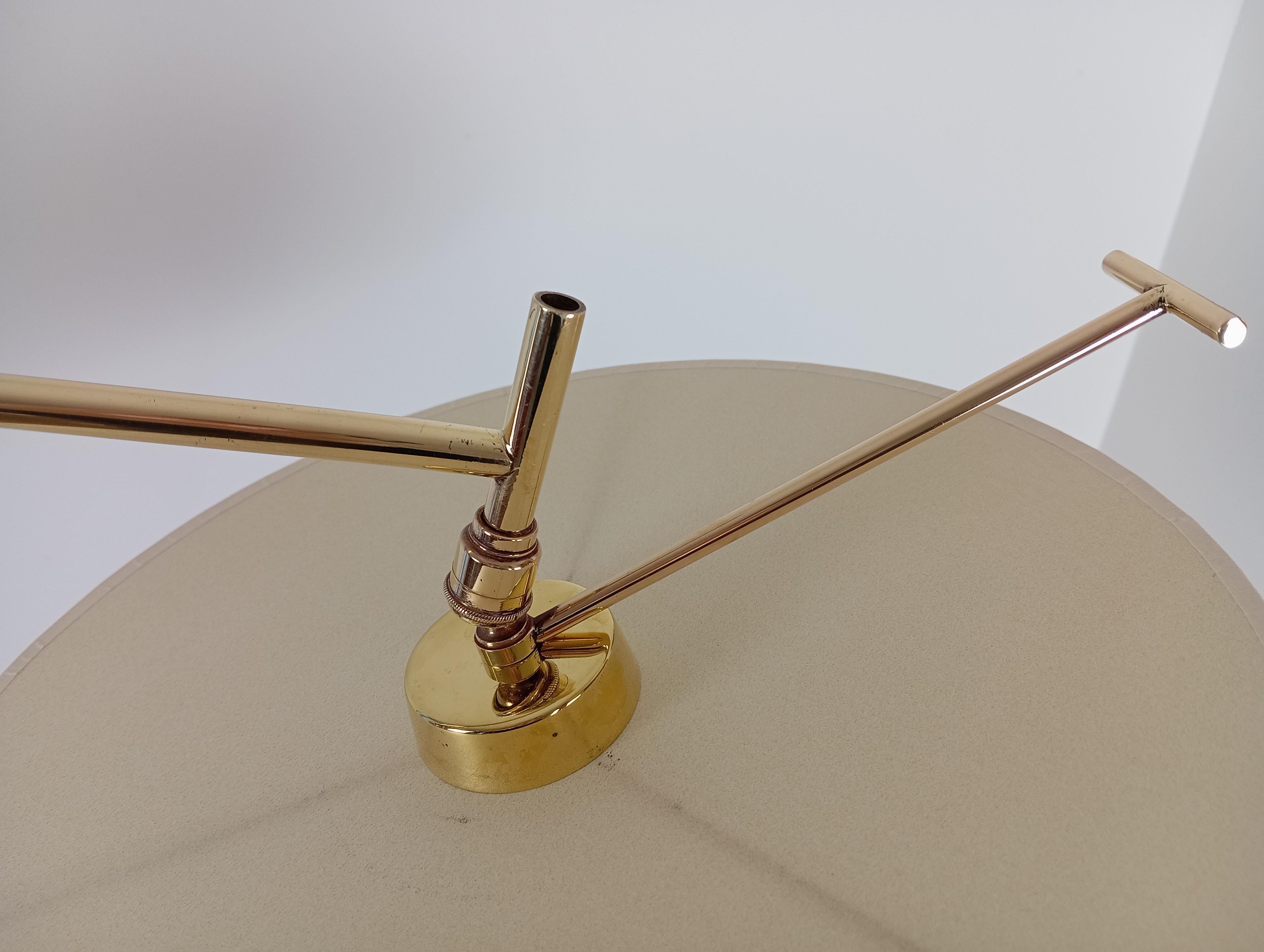 Articulated floor lamp, by R. Lunel, circa 1950 For Sale 9