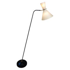 Vintage Articulated floor lamp, Maison Monix circa 1950