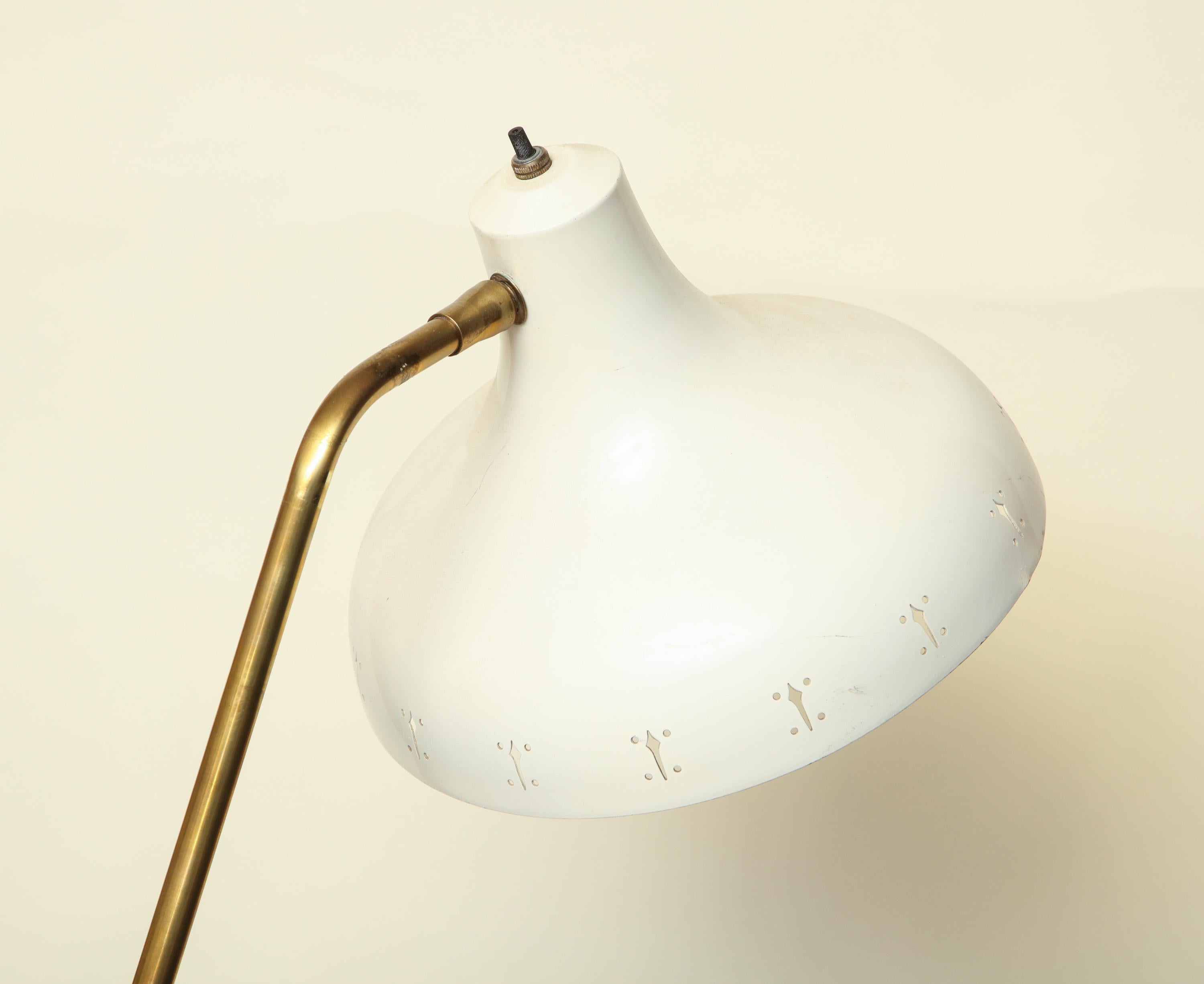 Articulated Floor Lamp Mid-Century Modern, Italy, 1950s For Sale 3