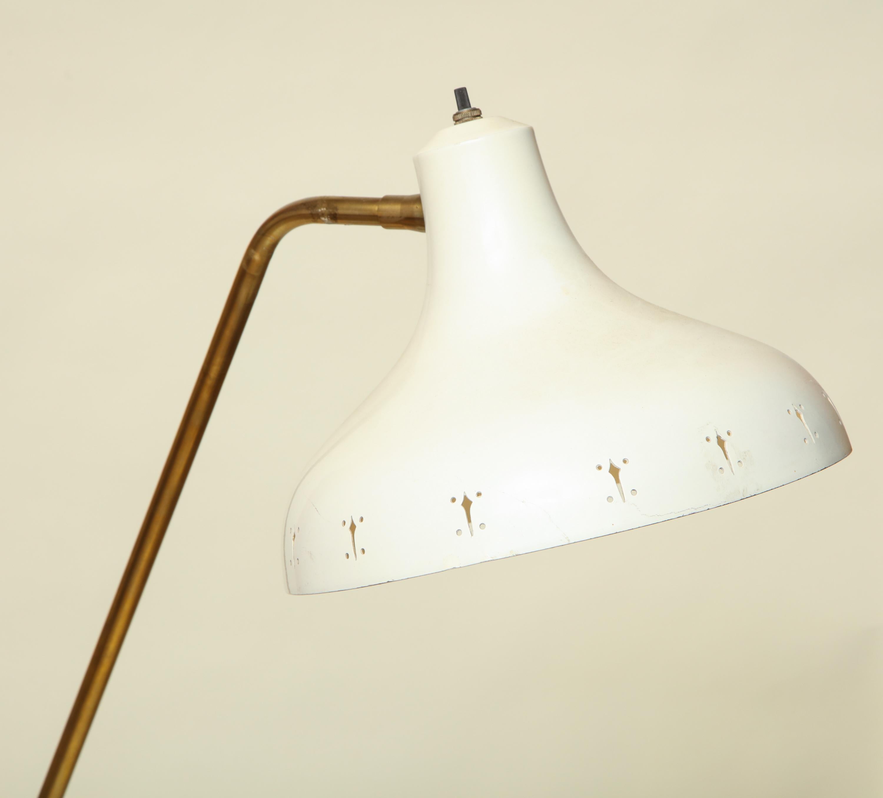 Articulated Floor Lamp Mid-Century Modern, Italy, 1950s For Sale 4