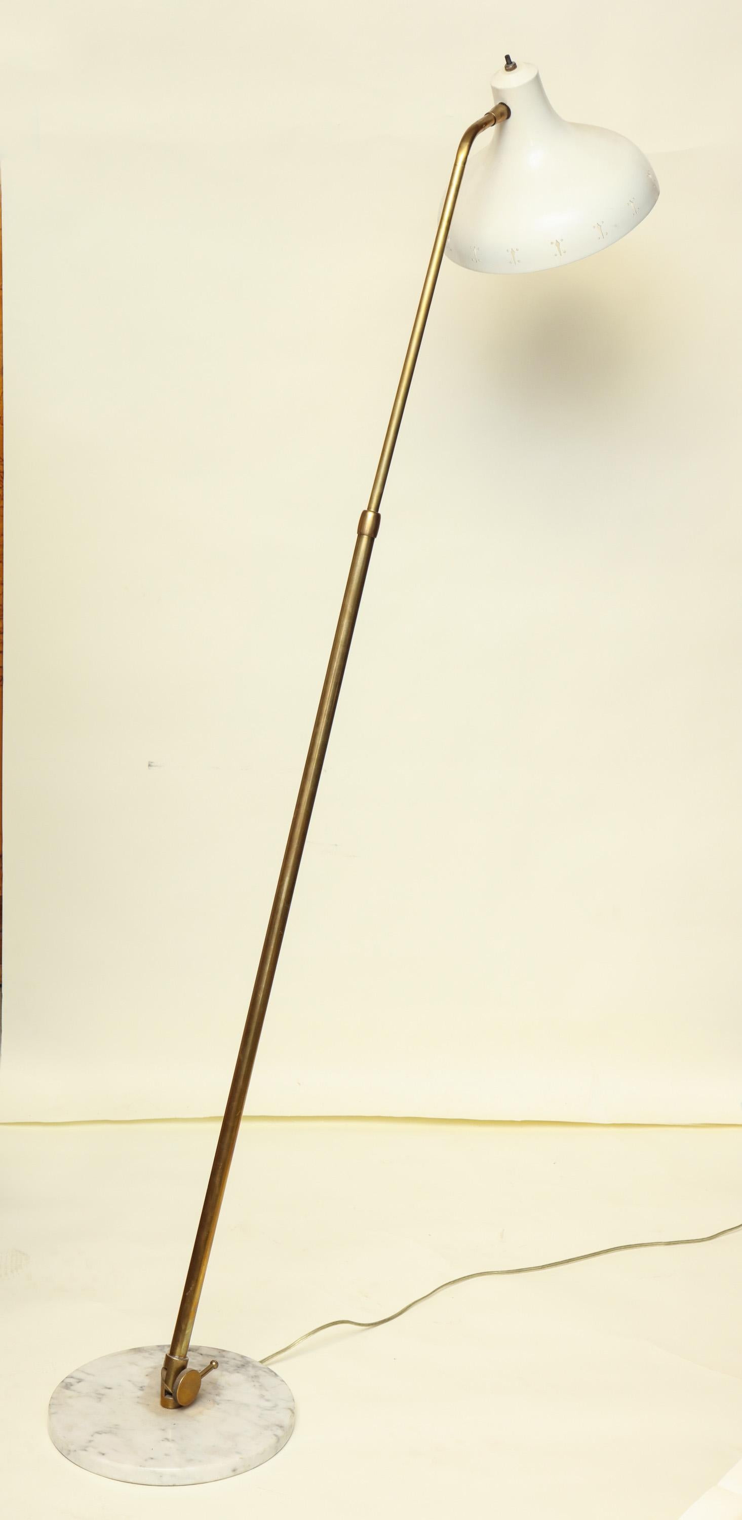 Articulated Floor Lamp Mid-Century Modern, Italy, 1950s For Sale 2