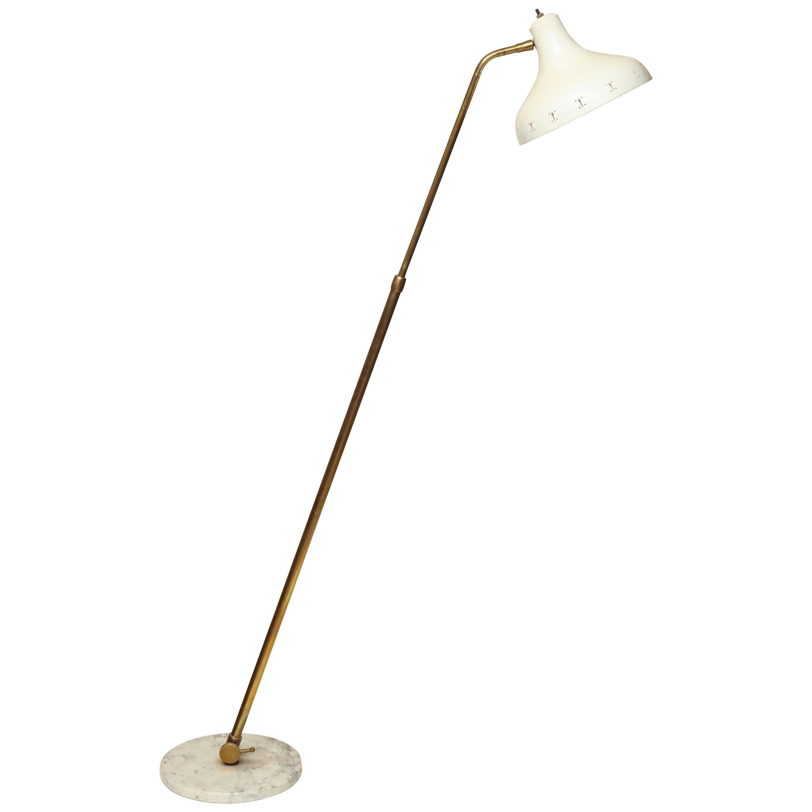 Articulated Floor Lamp Mid-Century Modern, Italy, 1950s For Sale