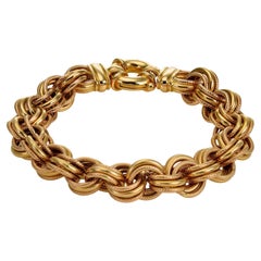 Classic Articulated Gold Bracelet