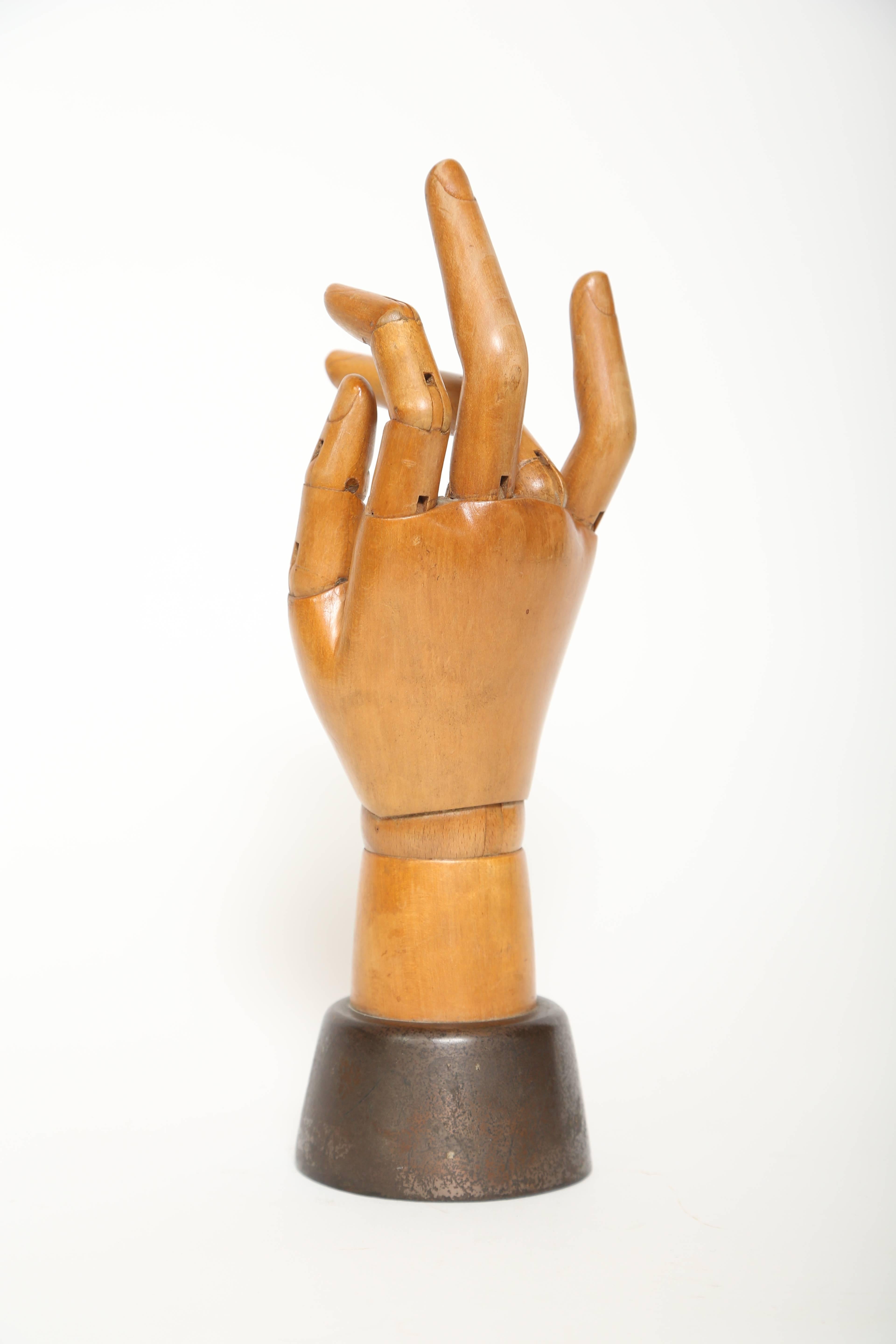 wooden hand mannequin