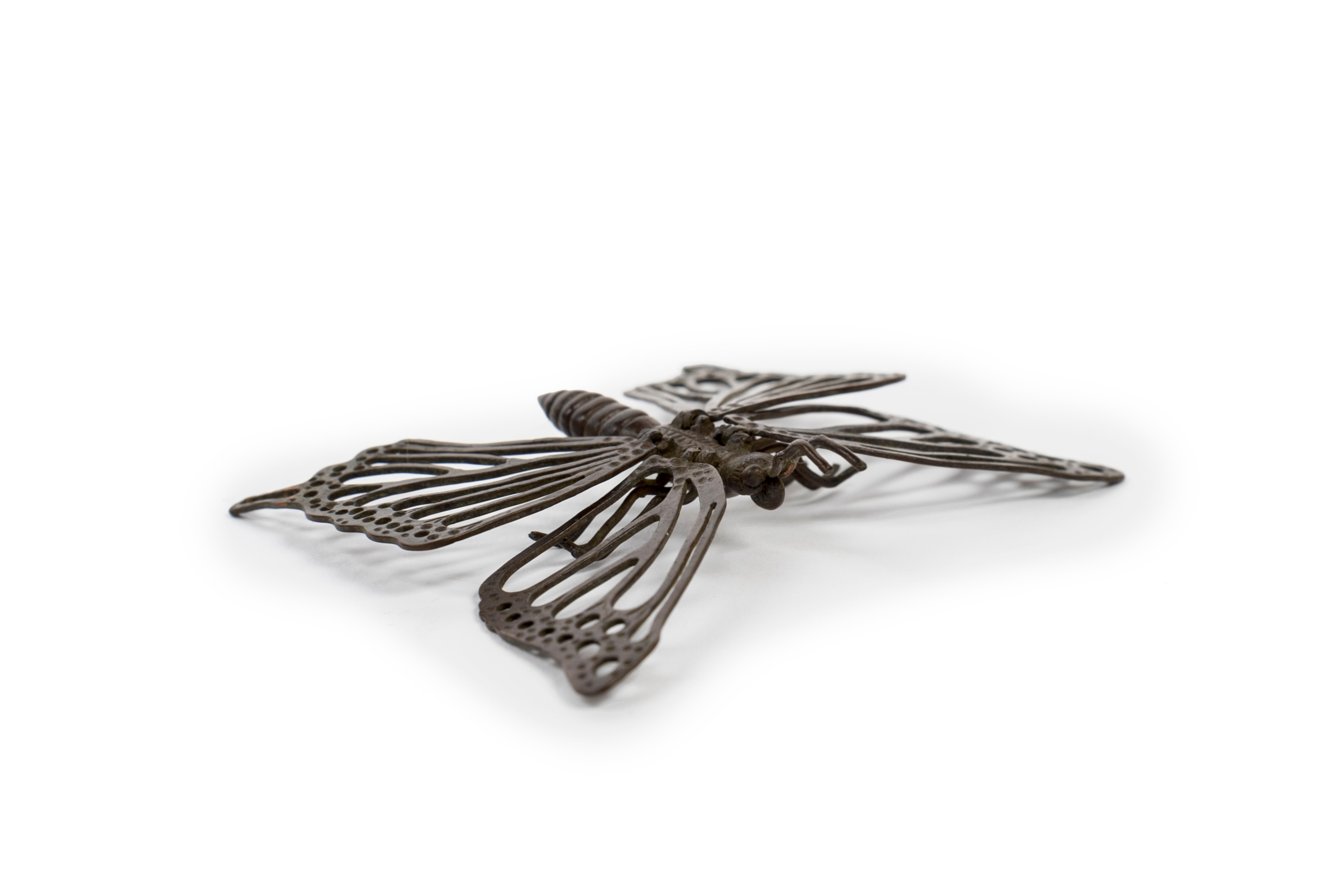 Meiji Sculpture articulée Jizai (articulée) en forme de papillon en vente