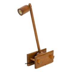 Articulated Lamp in Oak, 1960’s