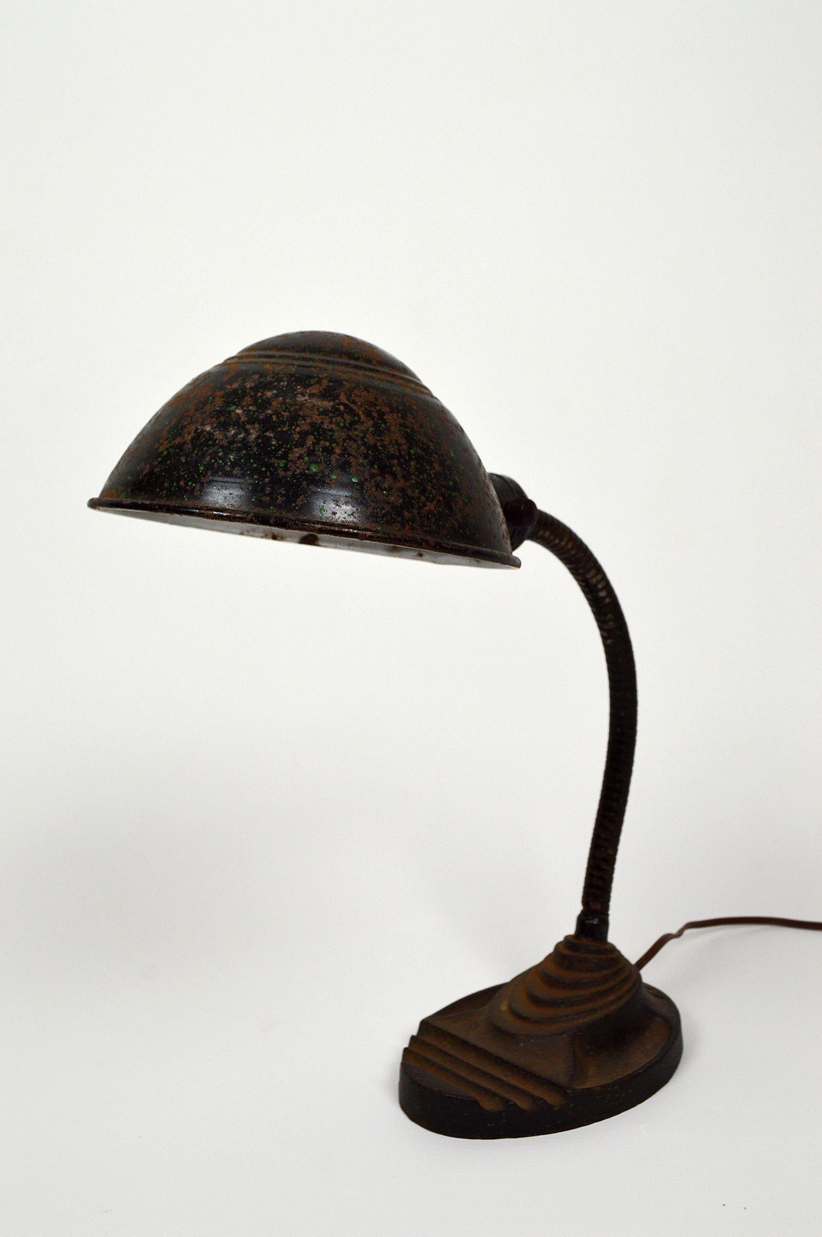 American Articulated Lamp stamped Eagle USA, Art Deco, circa 1930 For Sale