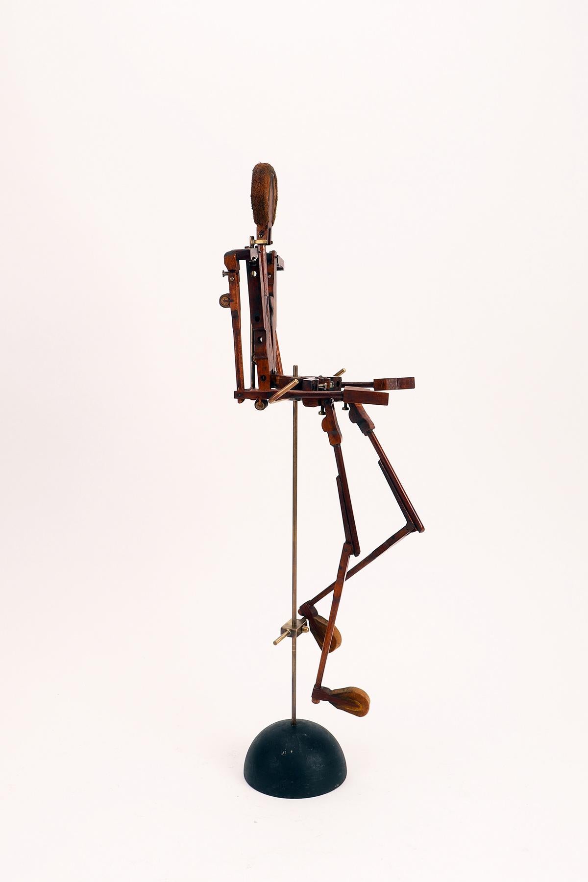Italian Articulated mannequin made with the percussion hammers of a piano Italy 1940 For Sale