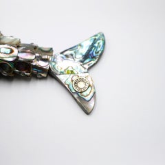 Articulated Mexican Abalone and Brass Bottle Opener by Los Castillo