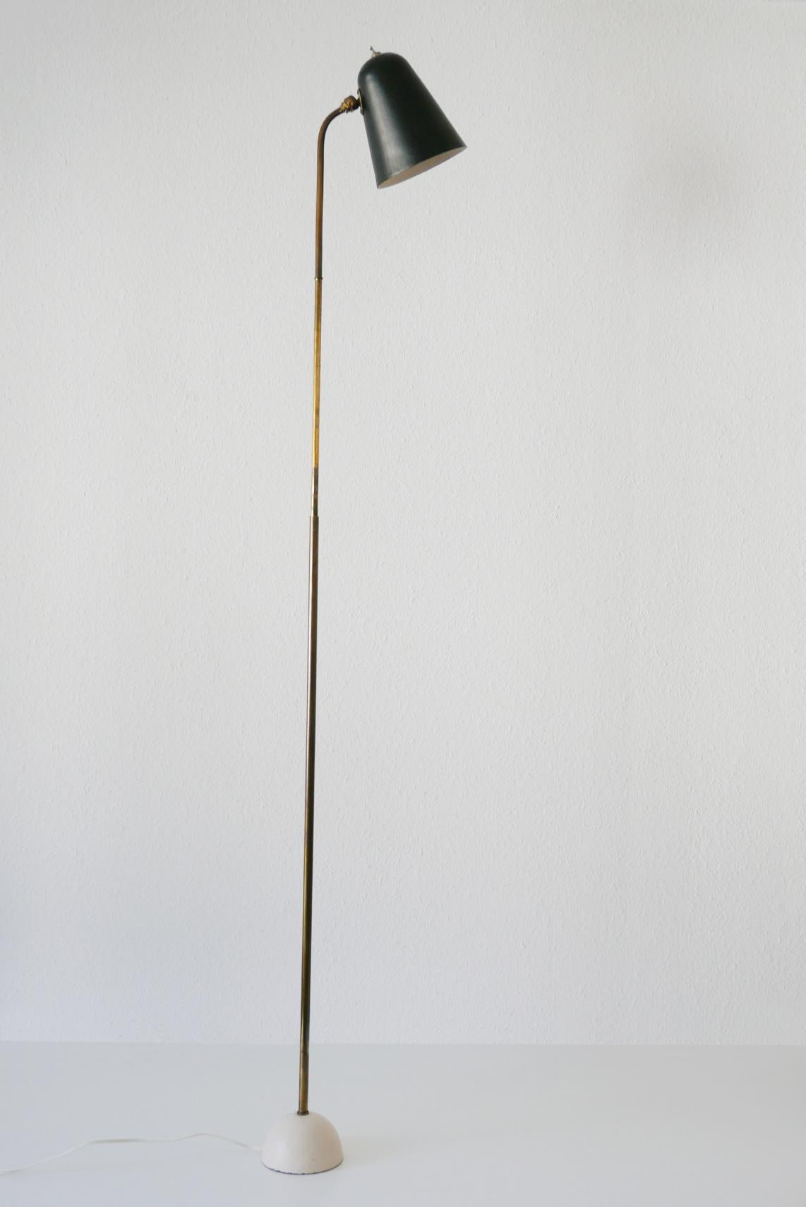 Articulated Mid-Century Modern Reading Floor Lamp, 1950s, Germany 3