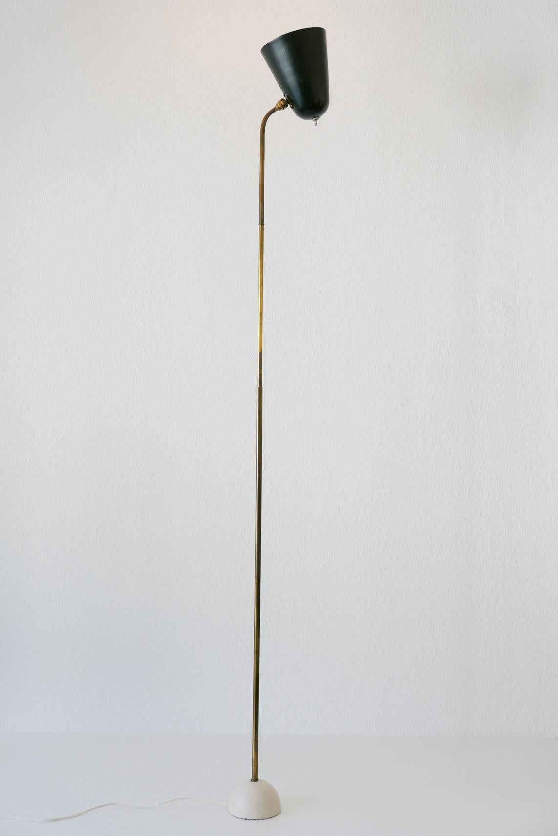 Articulated Mid-Century Modern Reading Floor Lamp, 1950s, Germany 6