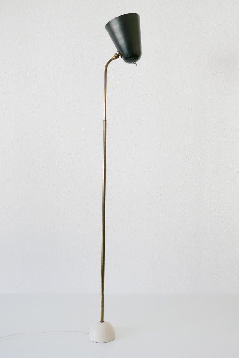 Articulated Mid-Century Modern Reading Floor Lamp, 1950s, Germany at ...