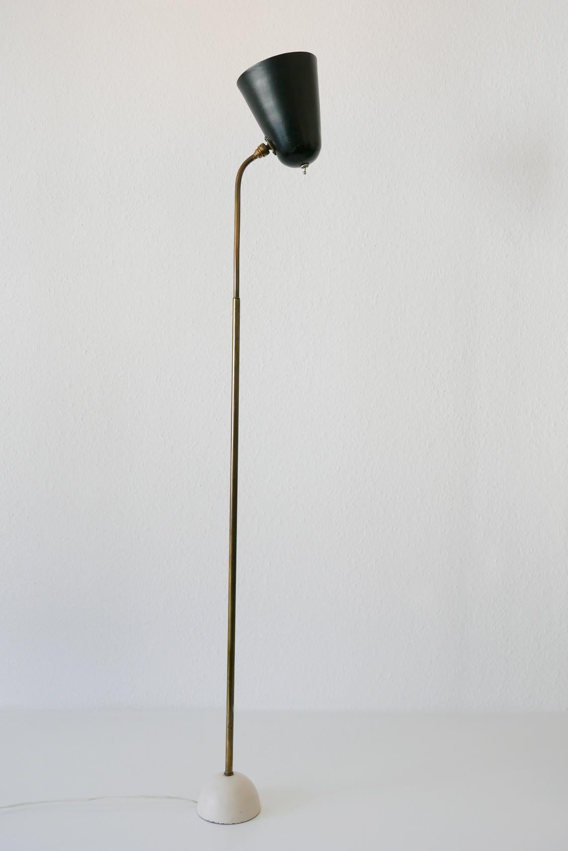 Articulated Mid-Century Modern Reading Floor Lamp, 1950s, Germany 8