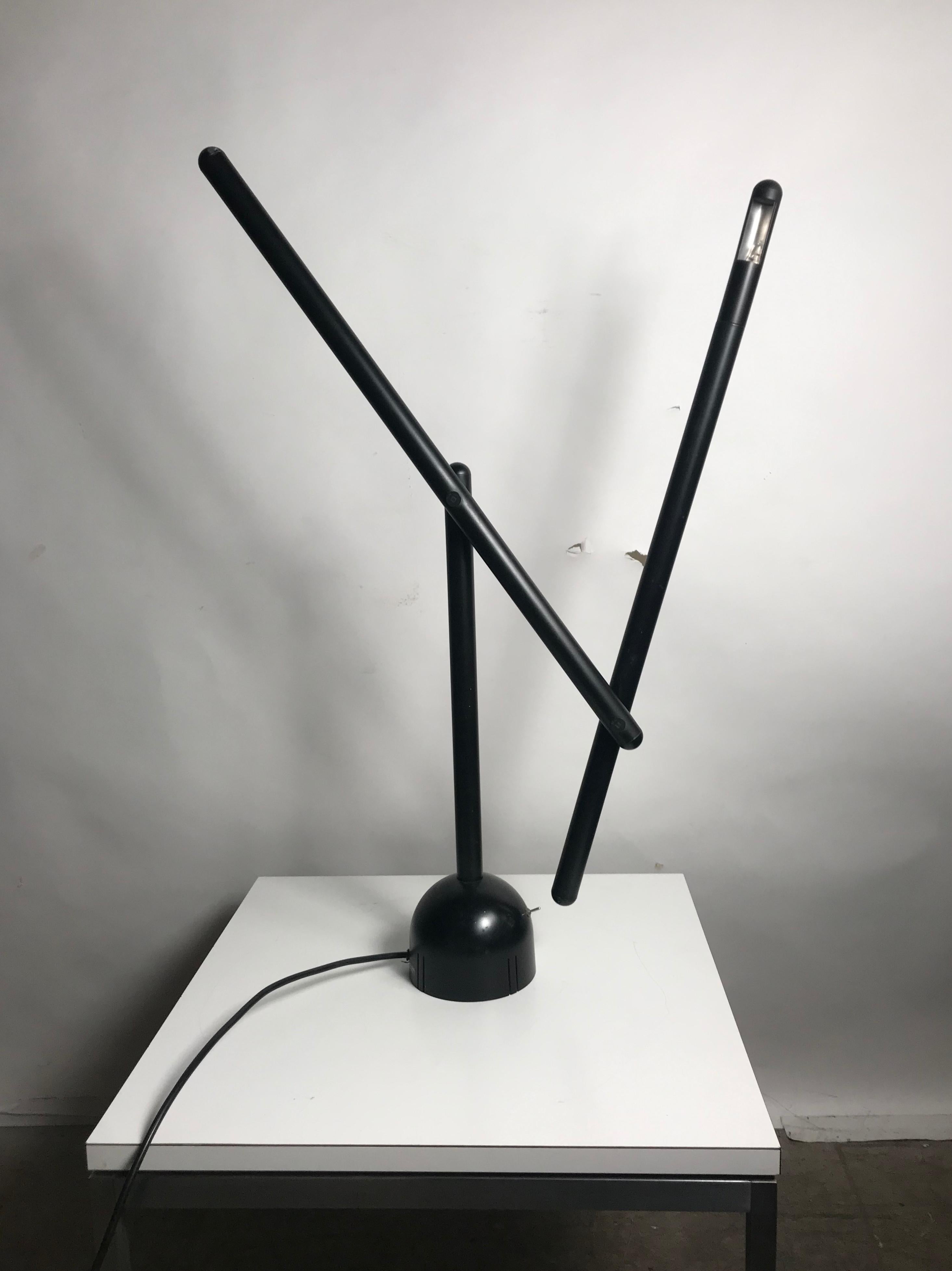 Metal Articulated Mira Table Lamp by Mario Arnaboldi, Italy