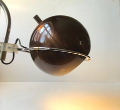 Articulated Scandinavian Wall Lamp by Hugo Frandsen, 1970s