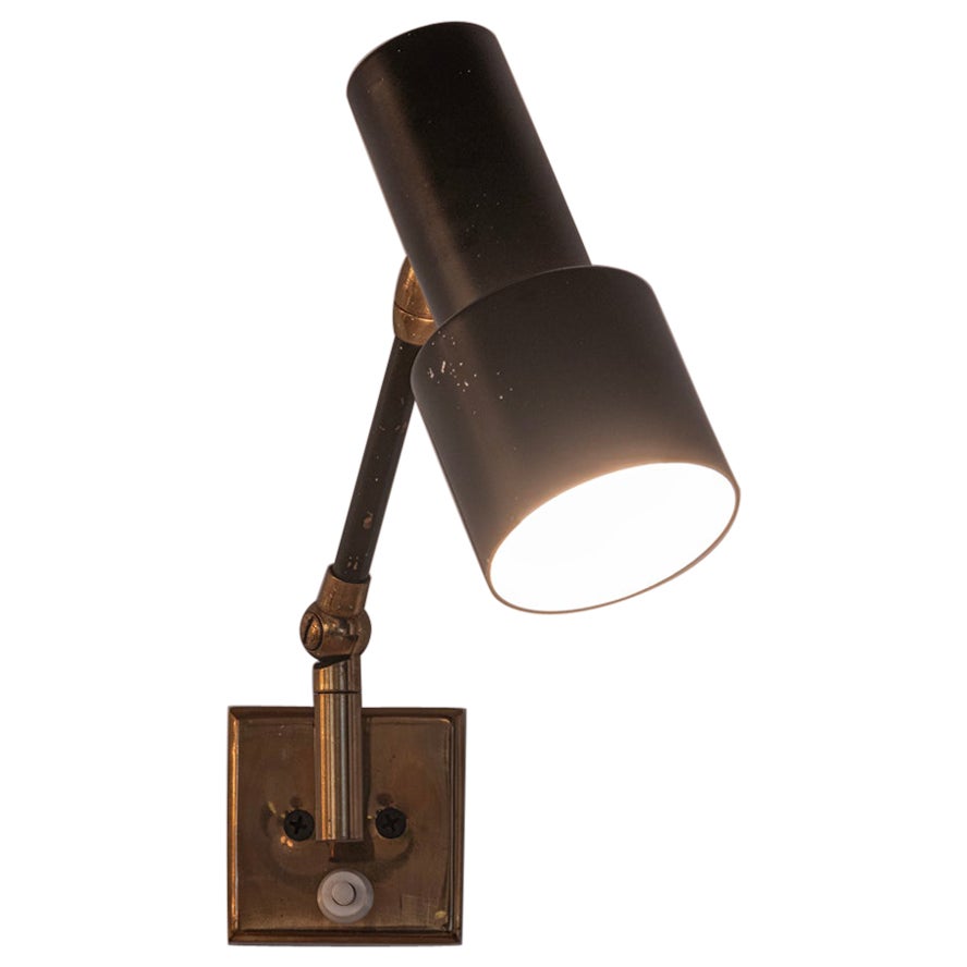 Articulated Stilnovo wall light. Italy c1950 en venta