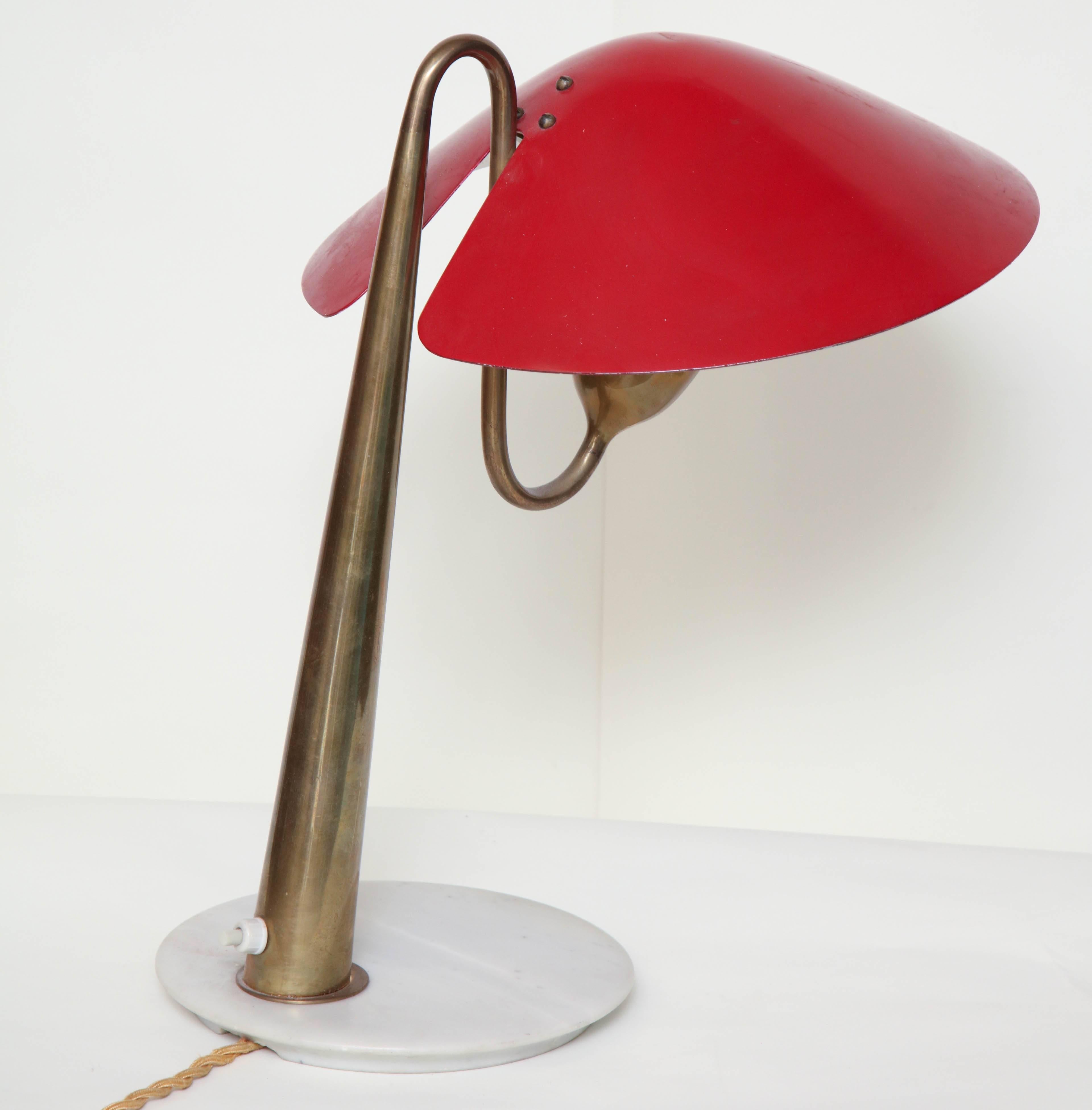 Italian Table Lamp Articulated Mid-Century Modern Italy 1950s