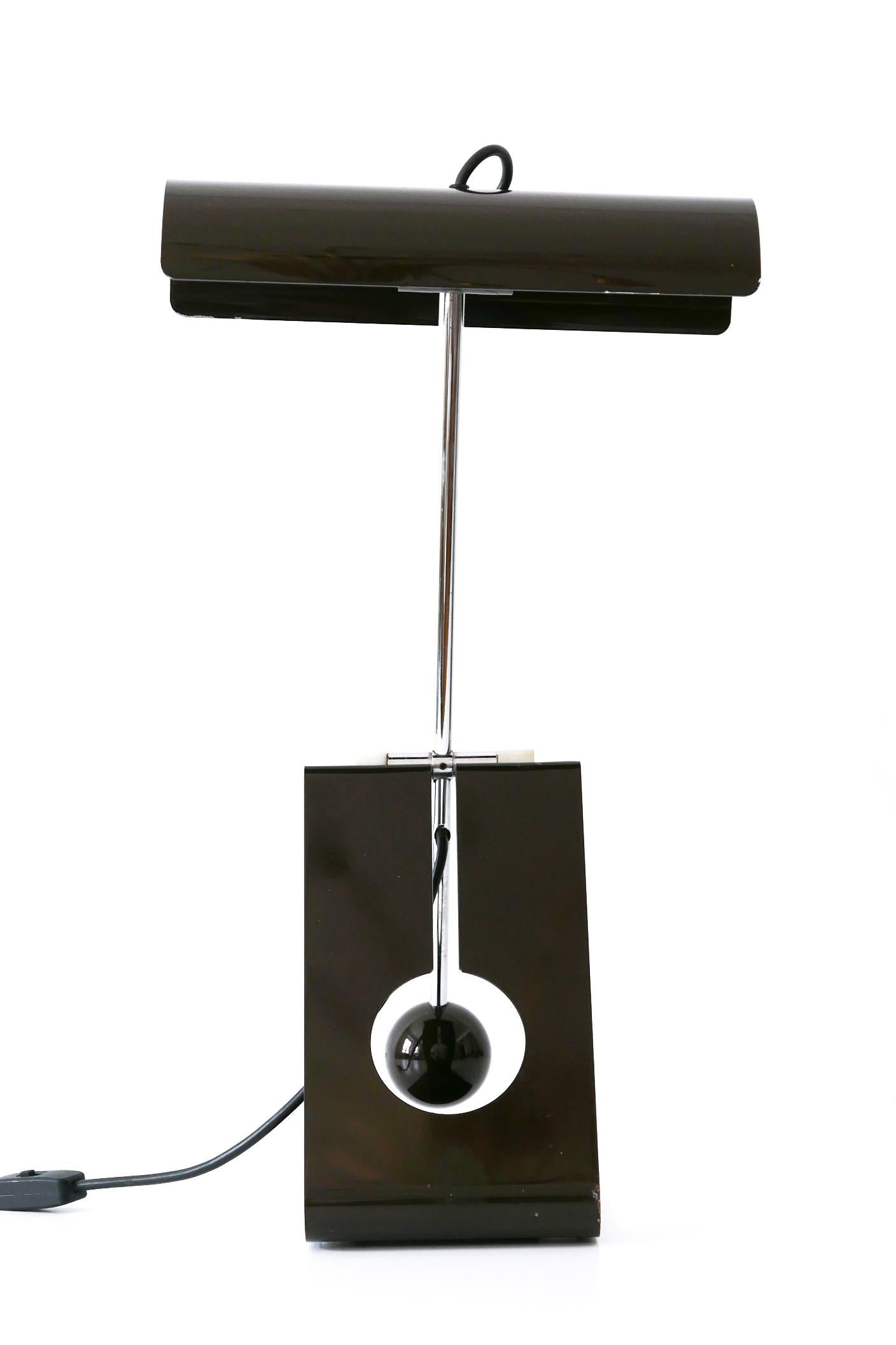 Articulated Table Lamp Picchio by Mauro Martini for Fratelli Martini 1970s Italy For Sale 10