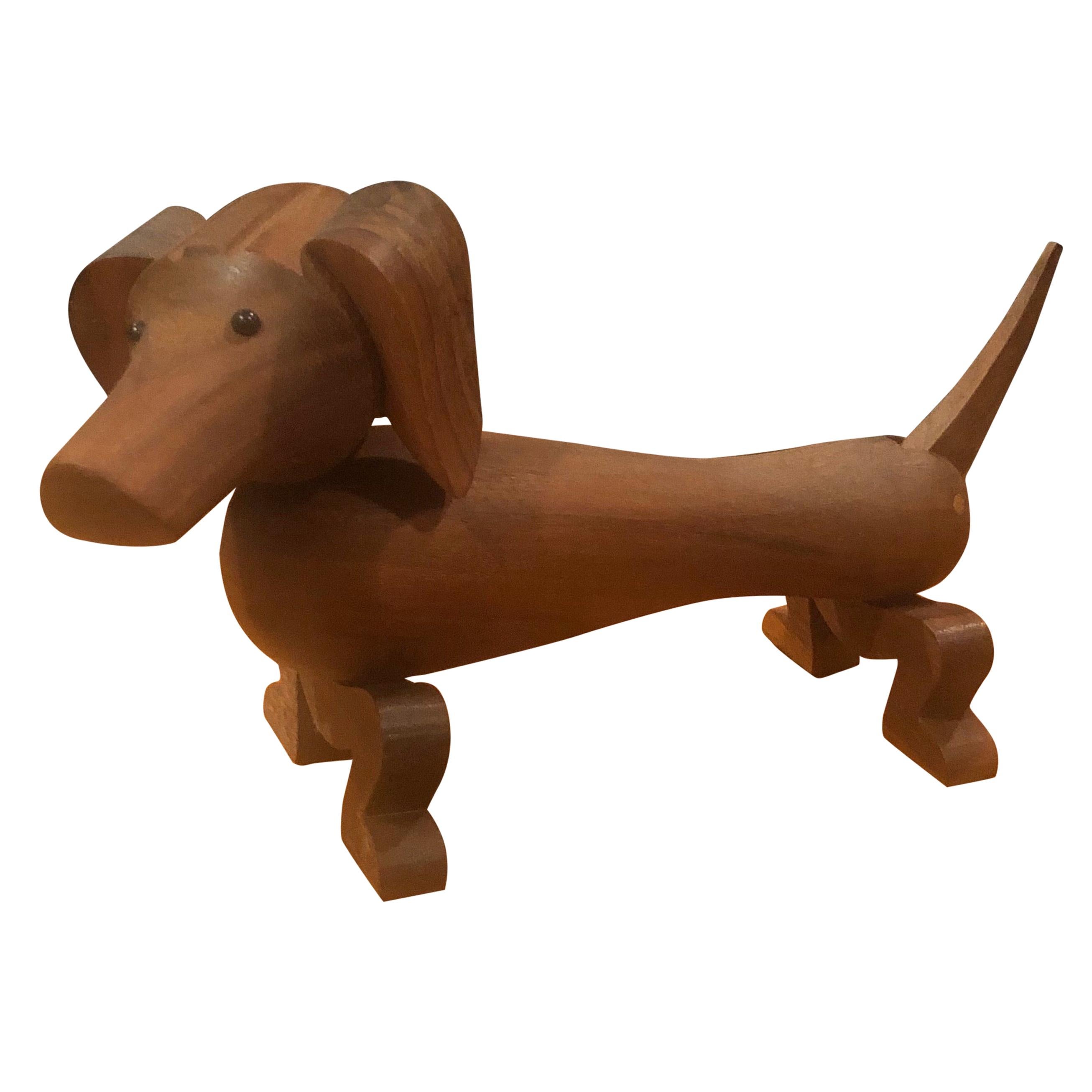 Articulated Toy Dachshund / Dog by Kay Bojesen