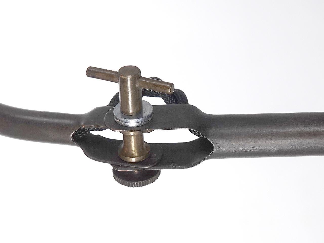 Articulated Tripod Base Arm Lamp In Good Condition For Sale In Peekskill, NY