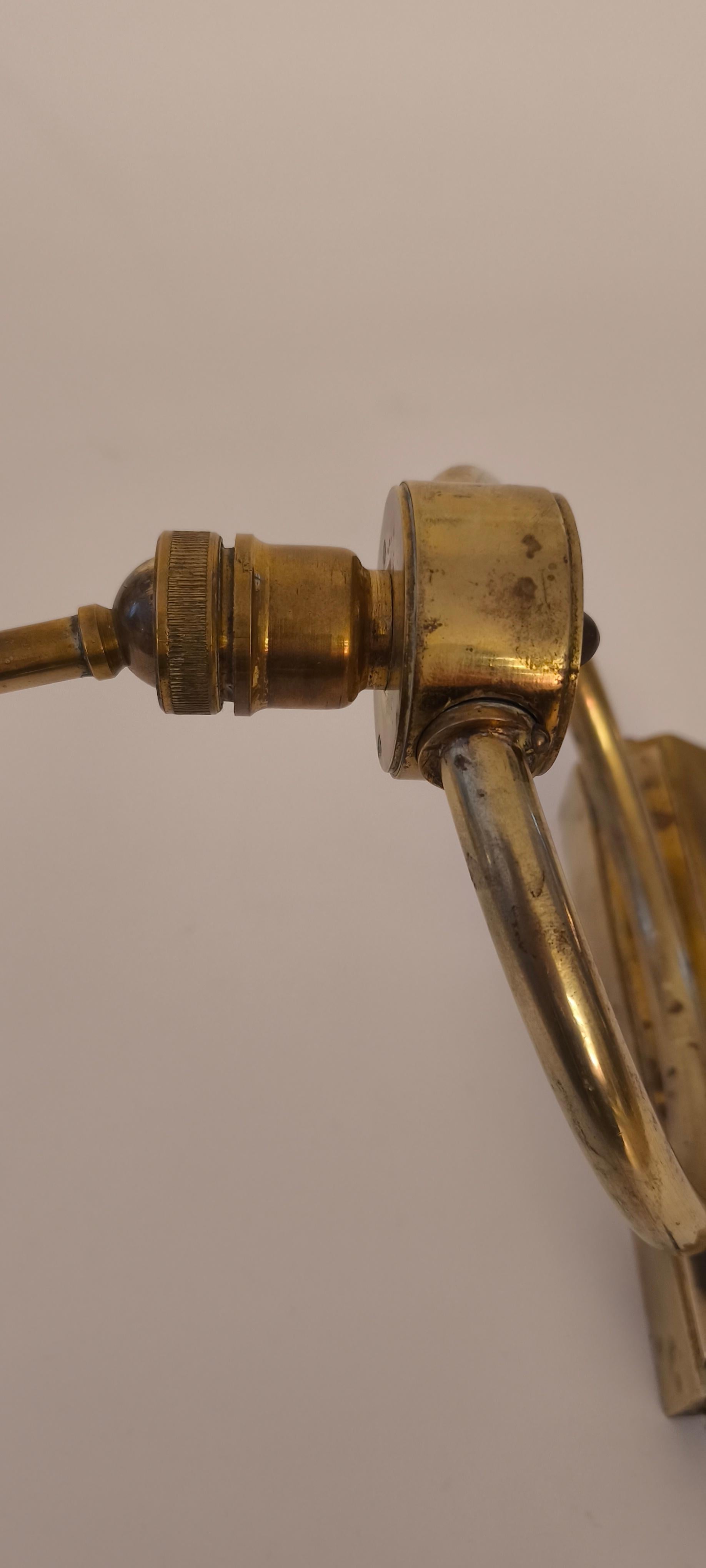 Applique articulée / Sconce by Marcel Asselbur - 1950 - France - 50s en vente 11