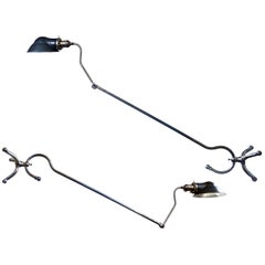 Lámparas de Pared Articuladas, Soporte de Pared Trípode y Pantalla de Espejo